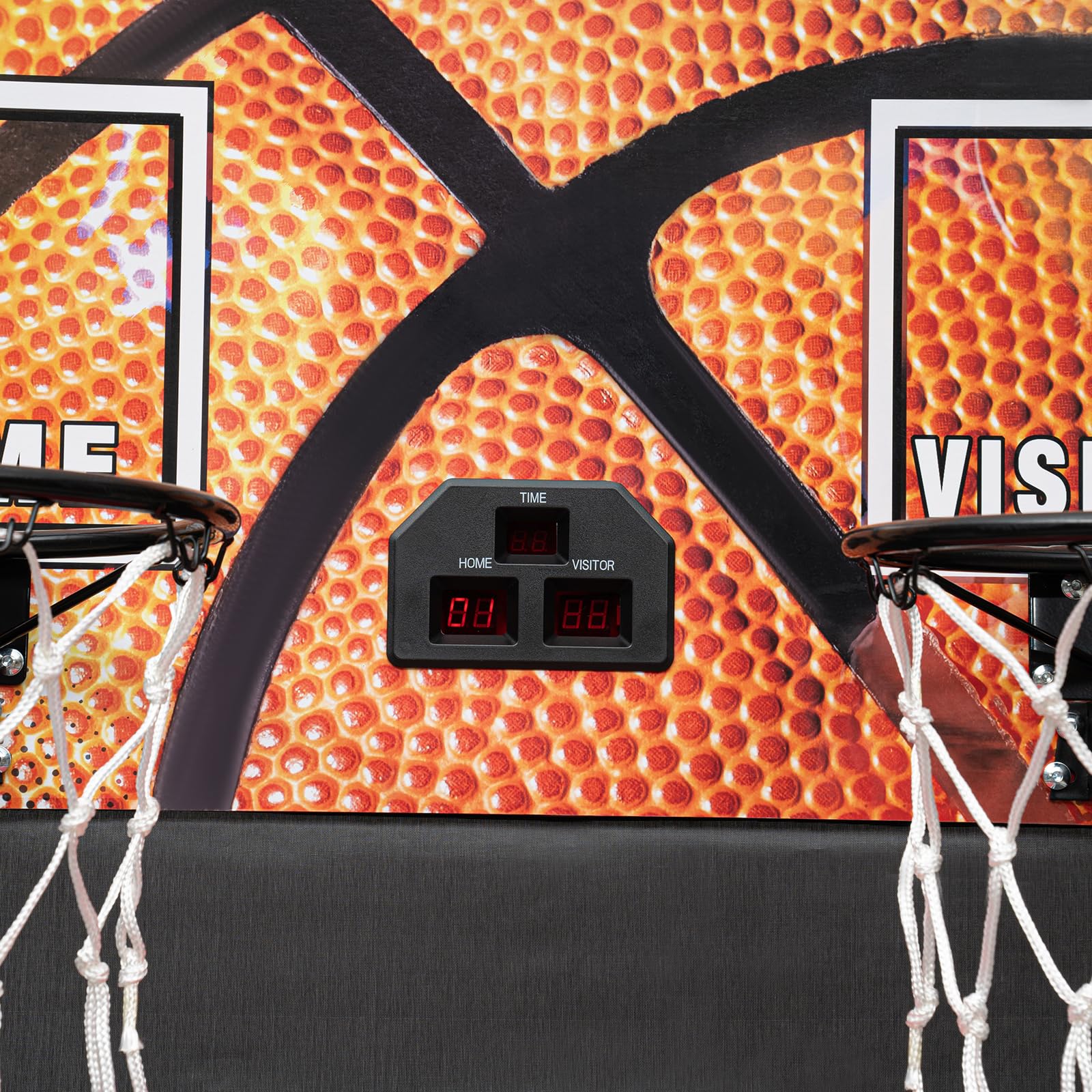 Best Dual Shot Arcade Basketball Game for Home - LED Electronic Scorer & Timer, 8 Game Modes, Easy Foldable Design - Perfect for Game Rooms, Parties, Malls & Outdoor Fun