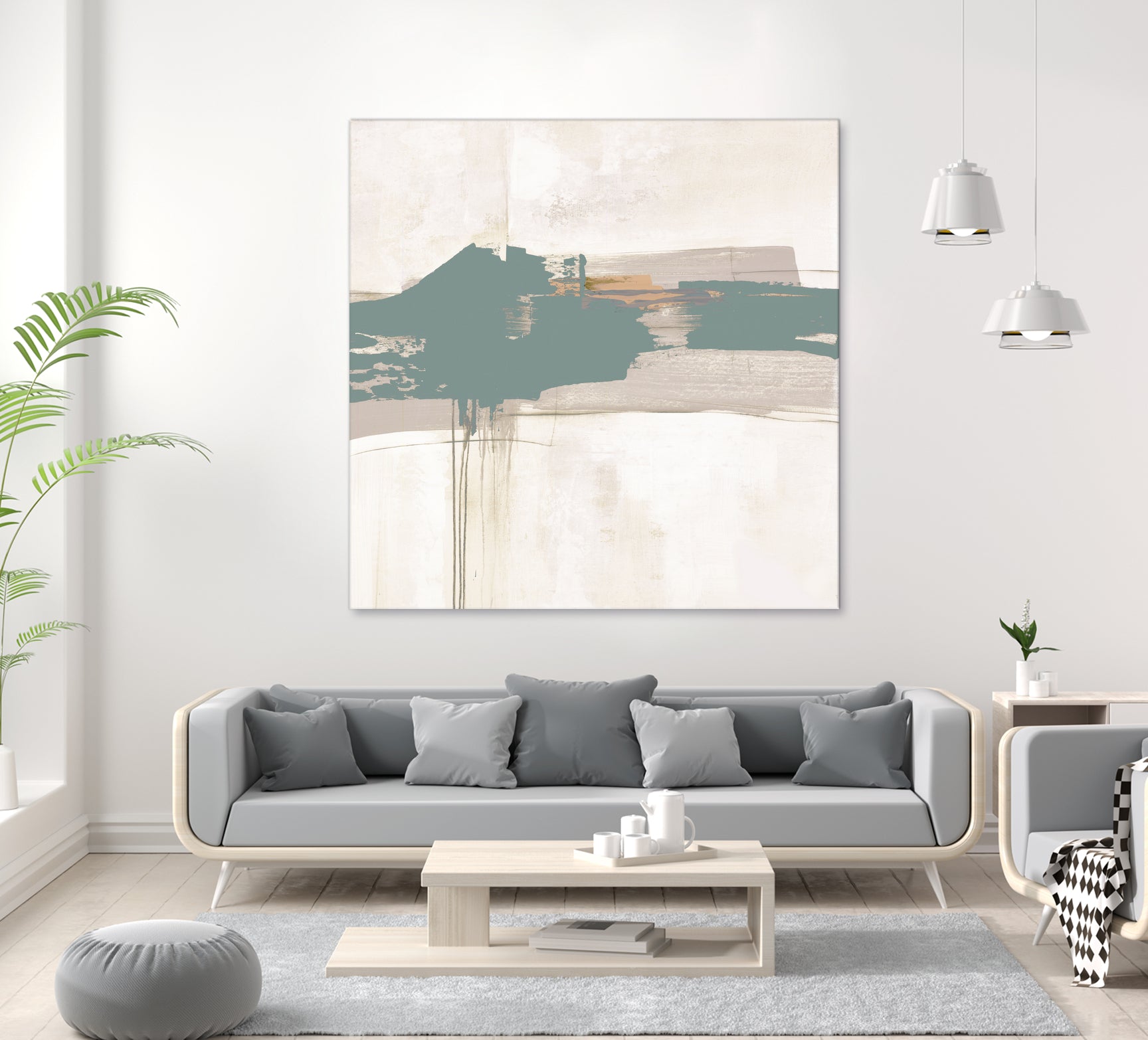 Complex Mind III - Abstract Art Wall Decor for Living Room & Office | Modern Canvas Painting for Home & Workspace