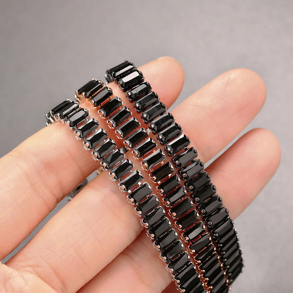 Premium Crystal Tennis Bracelet - Elegant & Sparkling Jewelry for Women | Perfect for Weddings, Parties & Special Occasions
