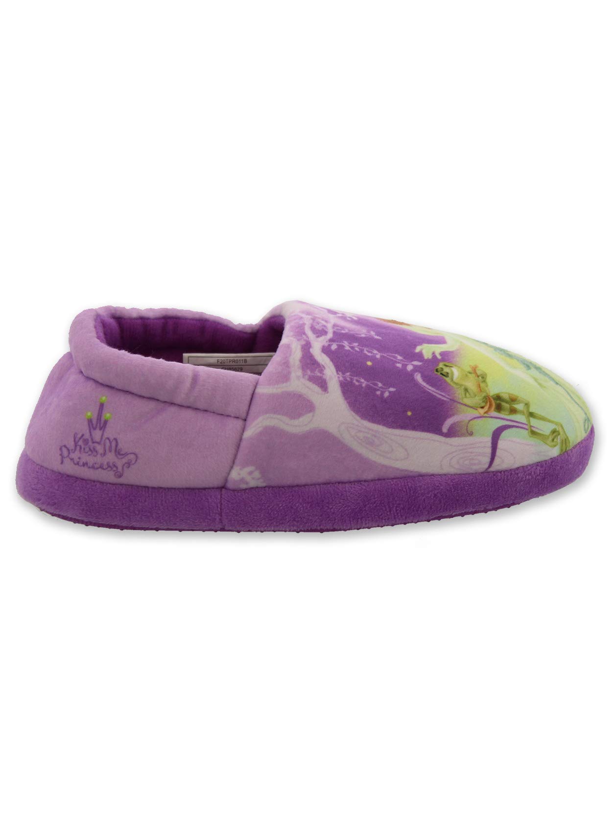 Disney Princess Girls Toddler Plush Aline Slippers - Soft & Comfortable House Shoes for Kids, Perfect for Indoor Play, Birthday Gifts & Dress-Up Fun