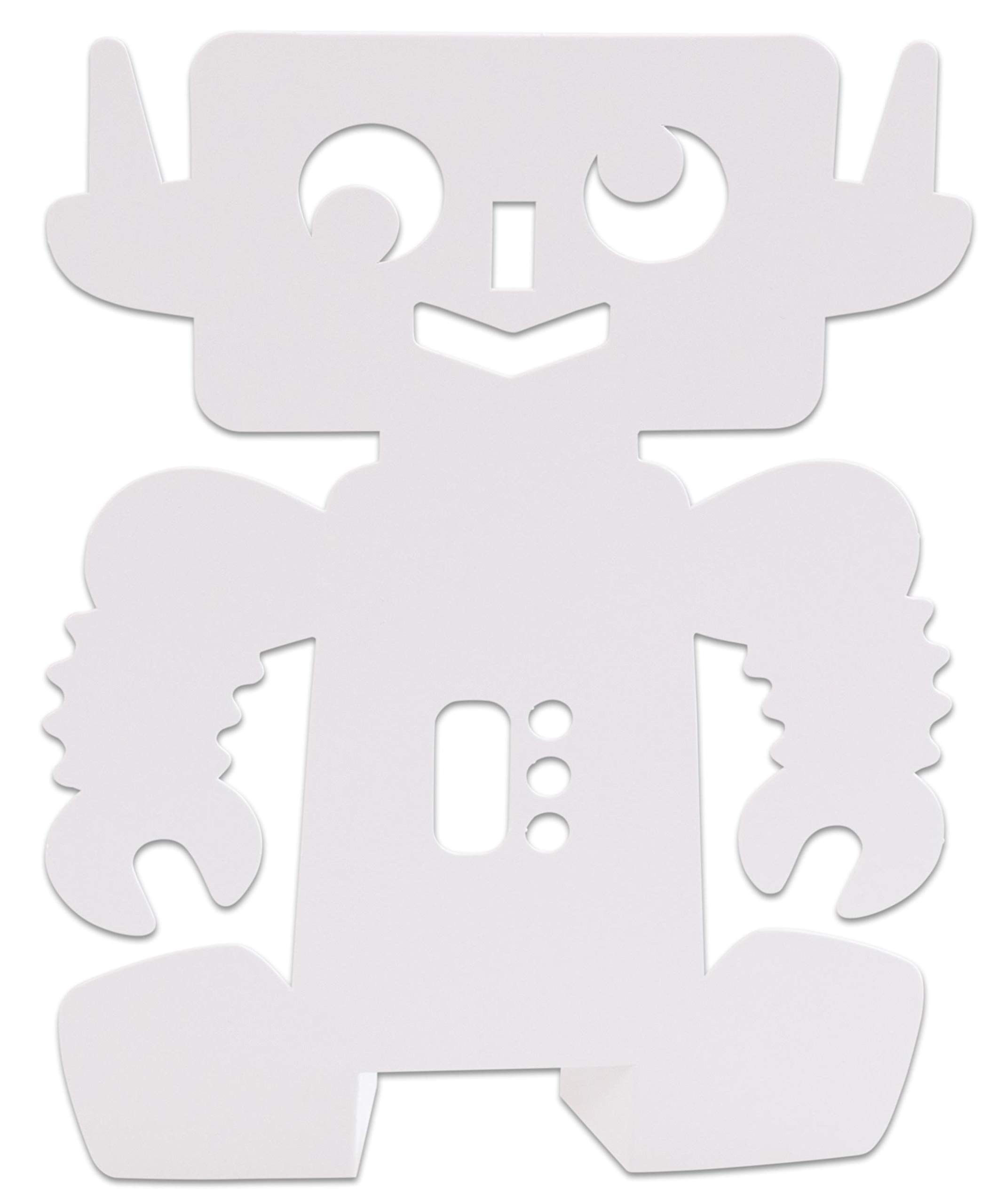 Roylco Stand-Up Robots for Kids - 8 x 11 Inch Creative DIY Paper Craft Kit (Pack of 24) - Perfect for Classroom Activities, STEM Learning & Birthday Party Favors