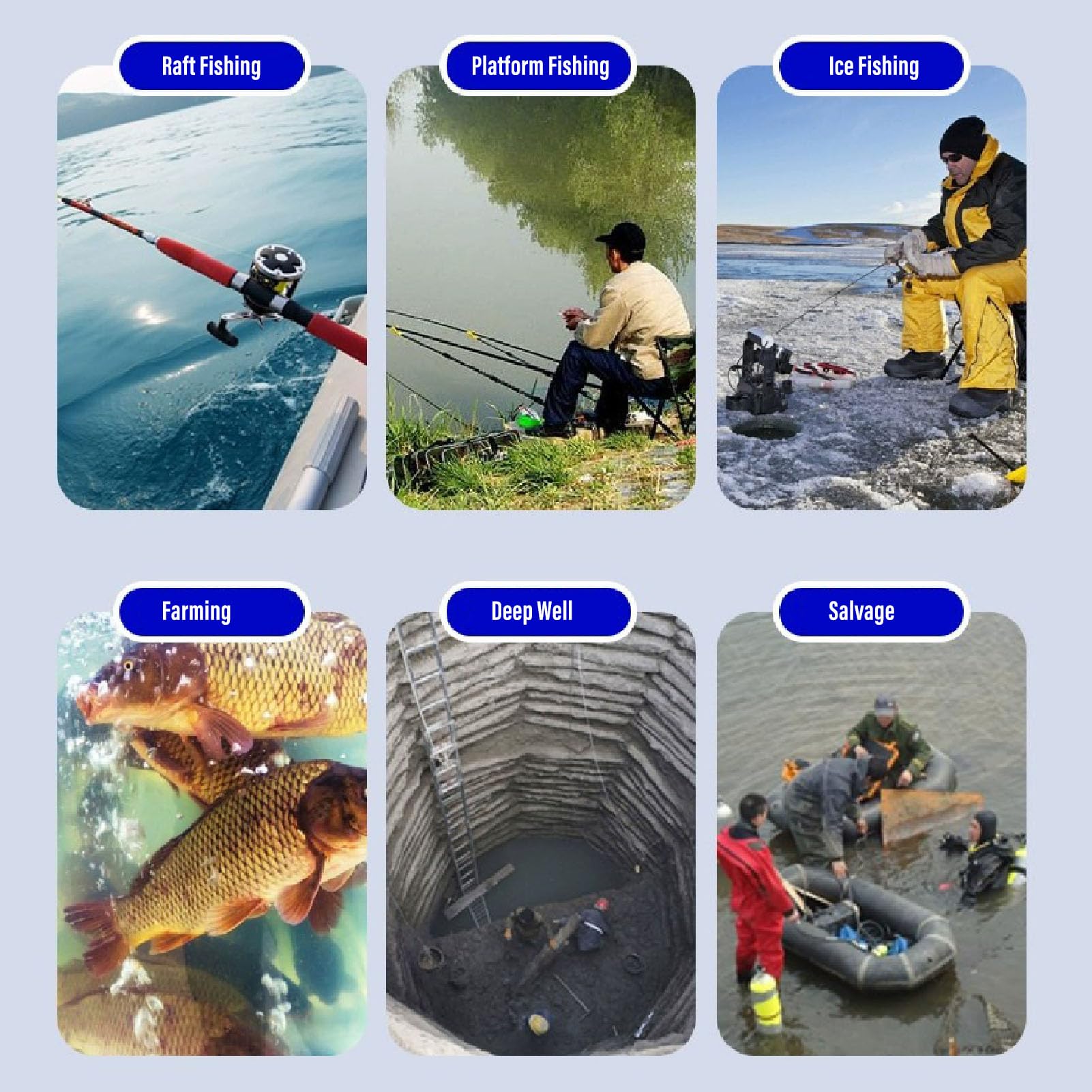 1080P HD Underwater Fishing Camera with 4.3
