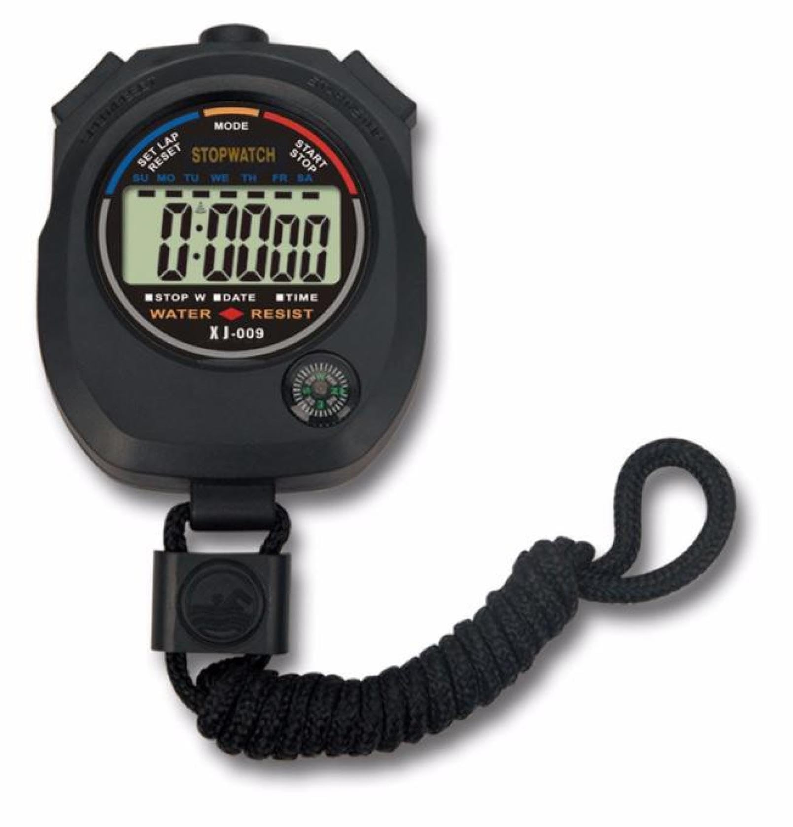 Digital Stopwatch Timer with LCD Display - Countdown Alarm, Chronograph for Sports, Fitness & Workouts - Perfect for Running, Swimming, Gym Training & Time Management