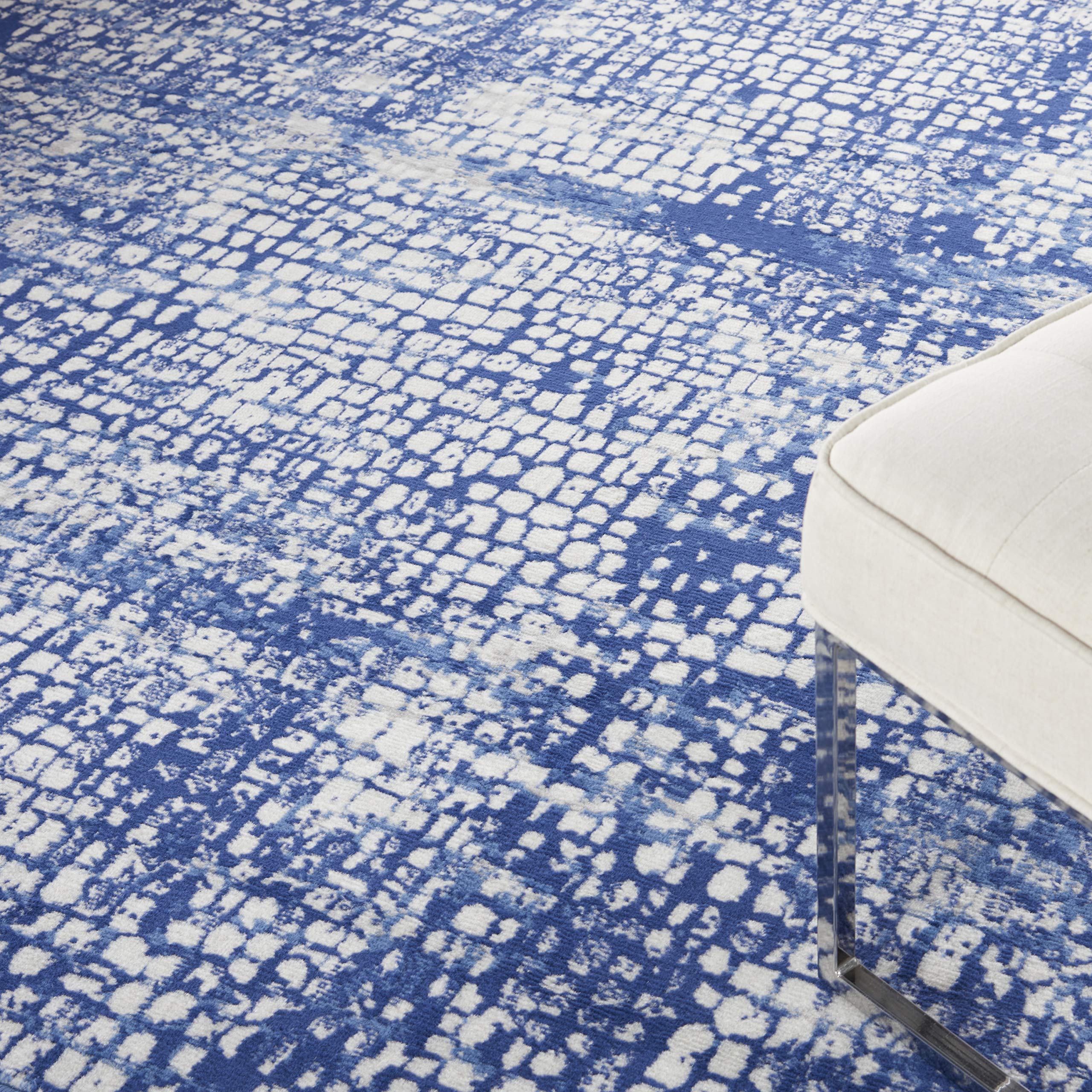 Nourison Whimsicle Abstract Ivory Navy 8'4