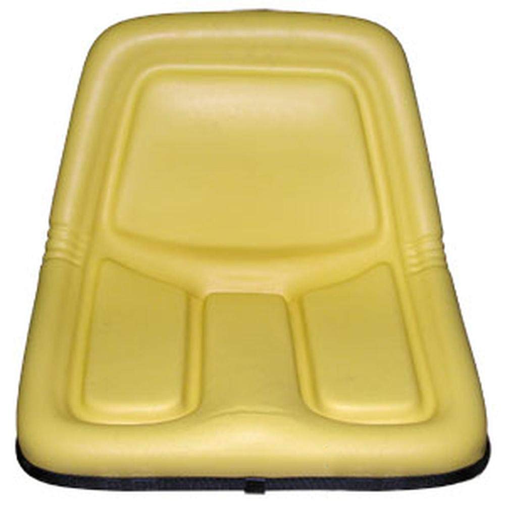 High Back Yellow Replacement Seat for John Deere 420 430 570 575 622 626 Tractors - Durable Aftermarket Tractor Seat for Farming & Landscaping