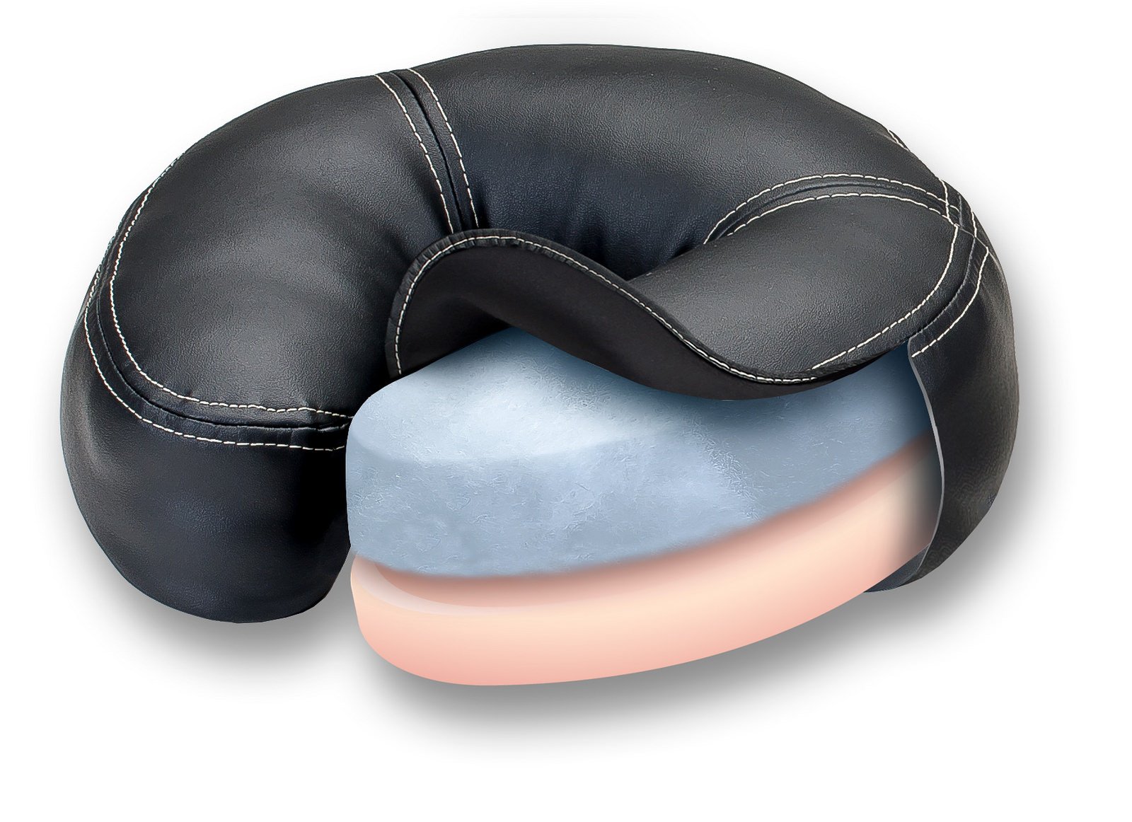 EARTHLITE CARESS Massage Table Face Cradle - Self-Adjusting Professional Massage Platform with Premium Strata Face Pillow for Spa & Physical Therapy (2023 New Model) | Perfect for Chiropractors, Massage Therapists & Home Wellness