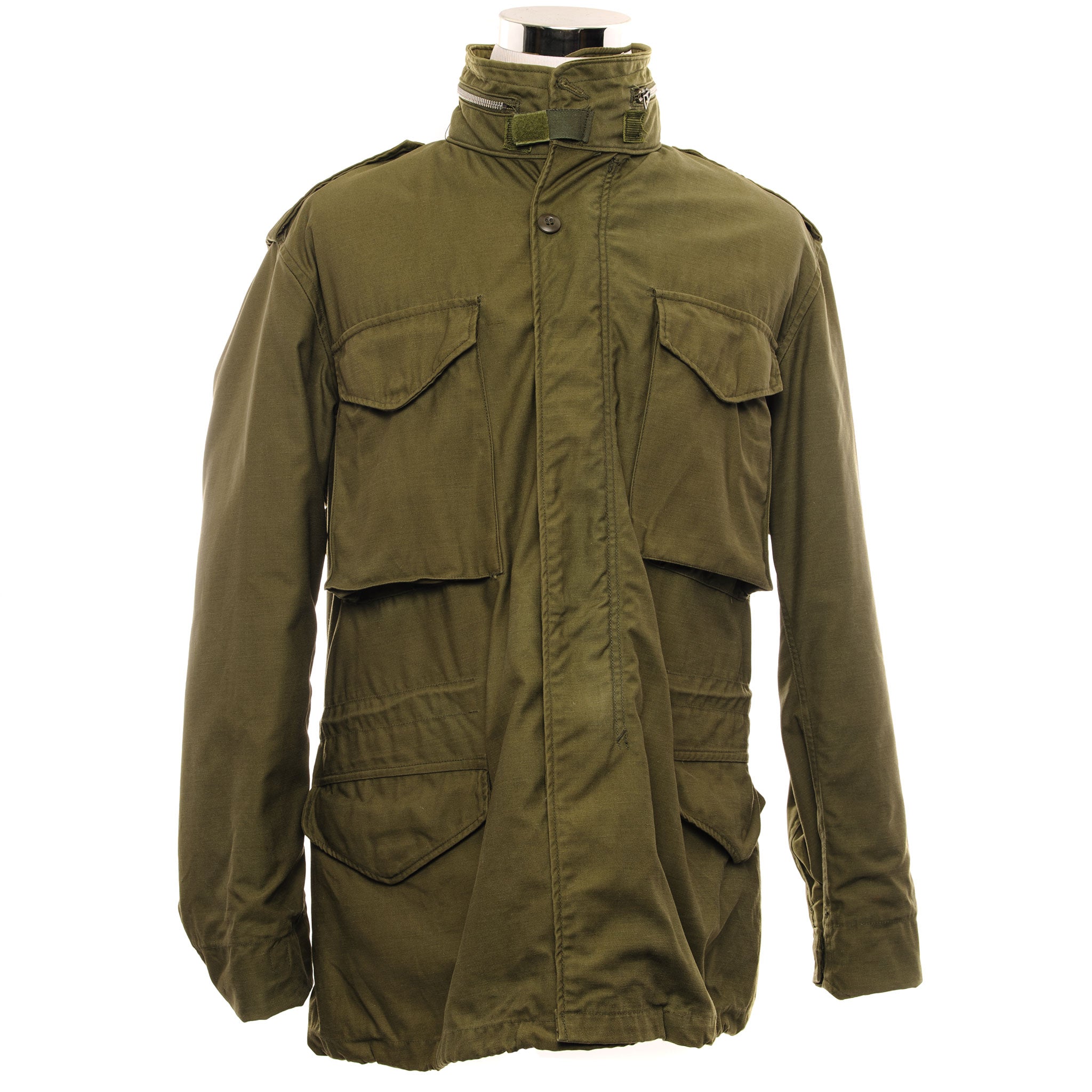 Vintage US Army M-1965 M65 Field Jacket - Vietnam War Era Military Jacket - Medium Regular Size - Durable Outdoor & Casual Wear for Men