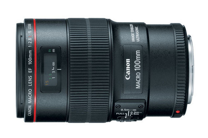 Canon EF 100mm f/2.8L Macro IS USM Lens for DSLR Cameras - Professional Macro Photography, Portraits & Product Shots - Ideal for Close-Up, Wedding & Studio Photography