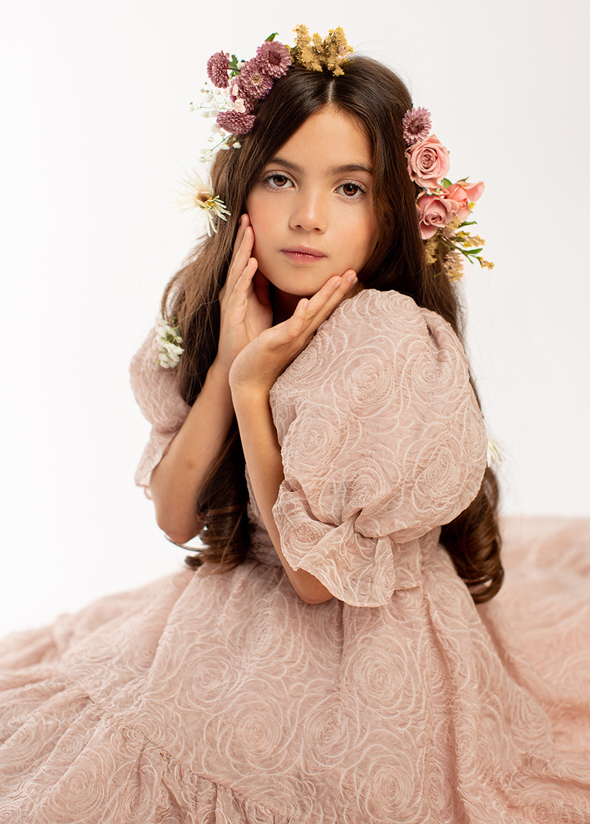 Shwaney Women's Elegant Dusty Lilac Impact Dress - Perfect for Weddings, Parties & Special Occasions