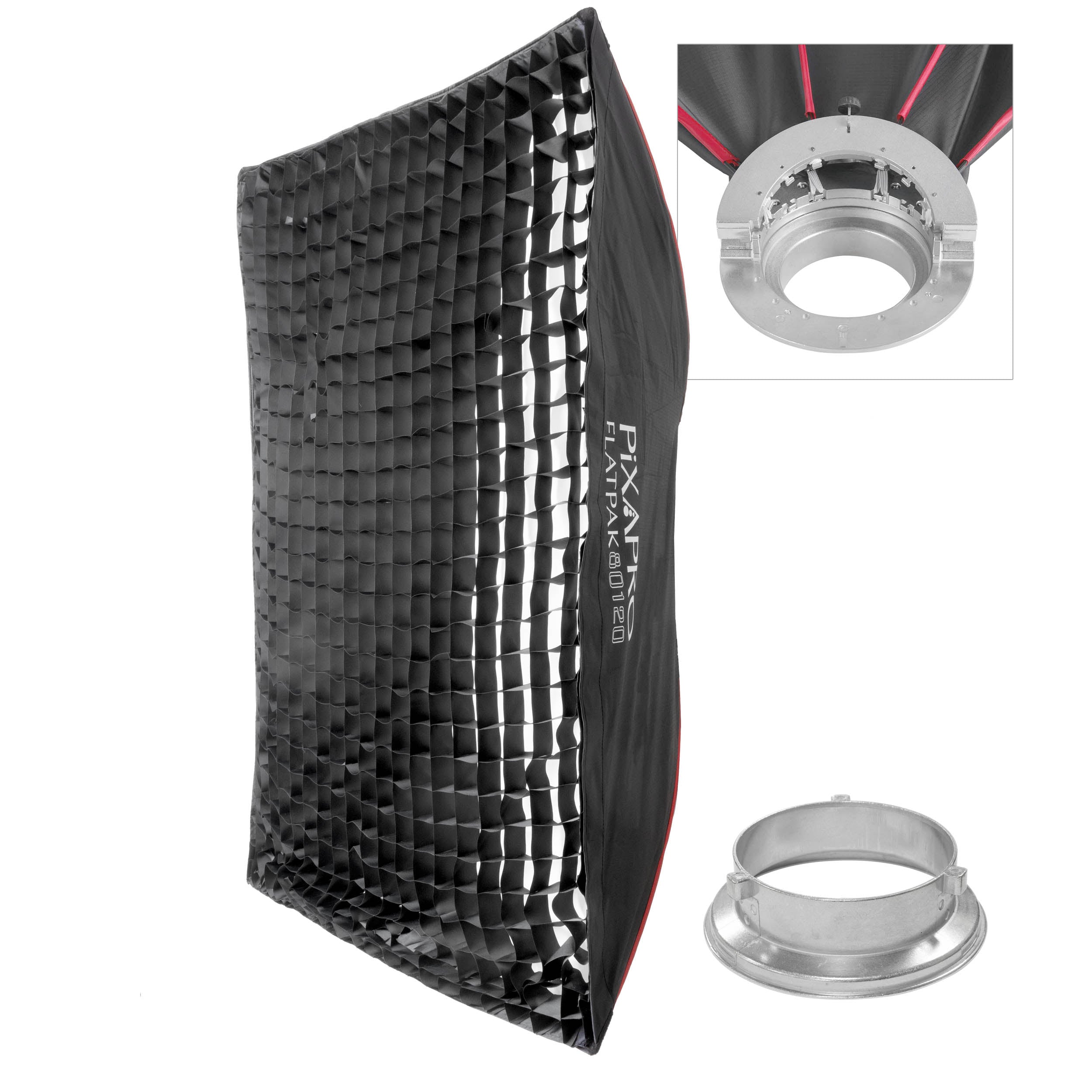 80x120cm Portable Rectangular FlatPak Strobe Softbox (Patented Design) - Professional Photography Lighting for Studio, Portrait, and Product Shoots
