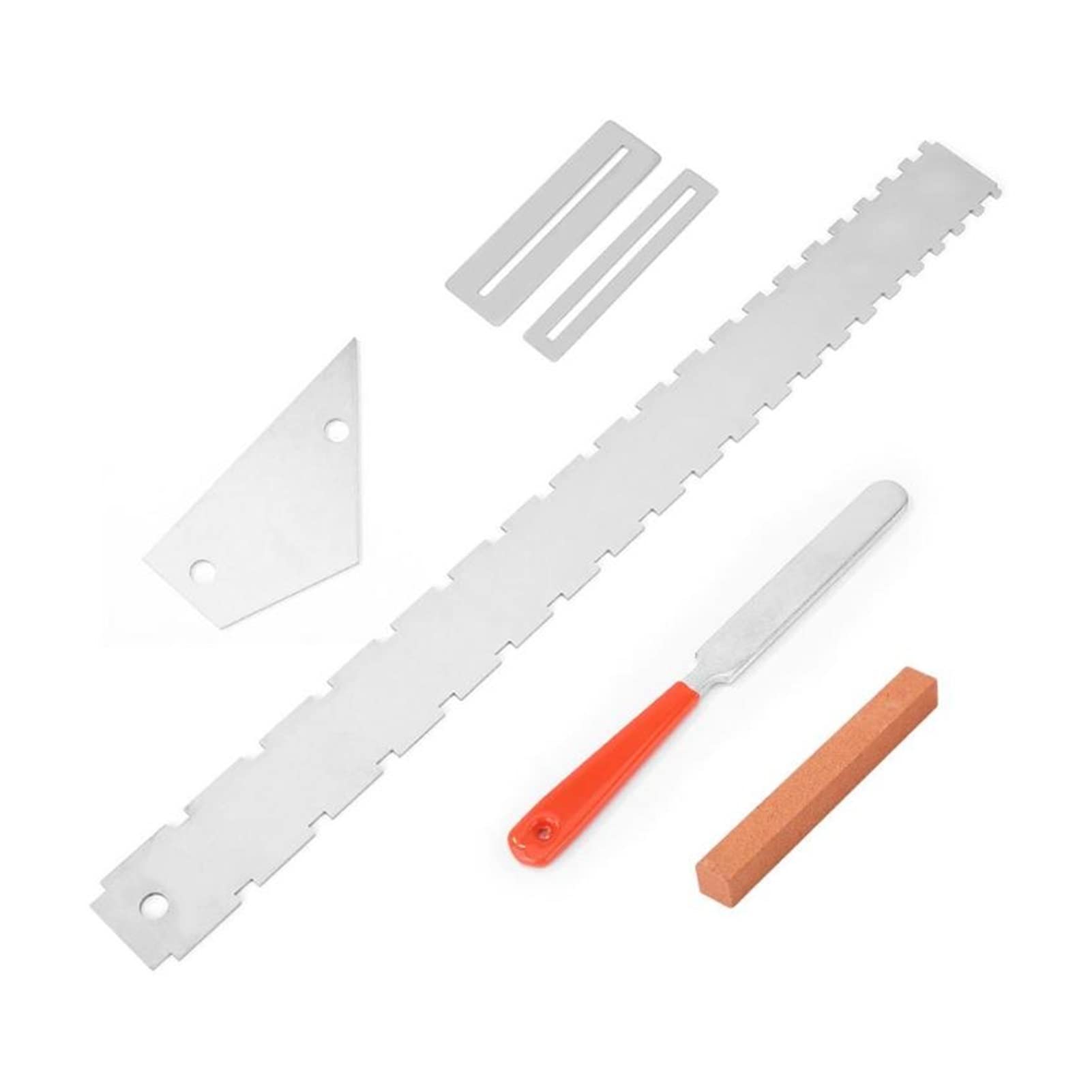 Premium Steel Guitar Fret Repair Tool Kit - Silver Cleaning, Polishing & Grinding Files for Guitar Frets & Nuts - Professional Luthier Tools for Guitar Maintenance & Fretboard Care - Perfect for Home Studios, Music Shops & DIY Guitar Repair