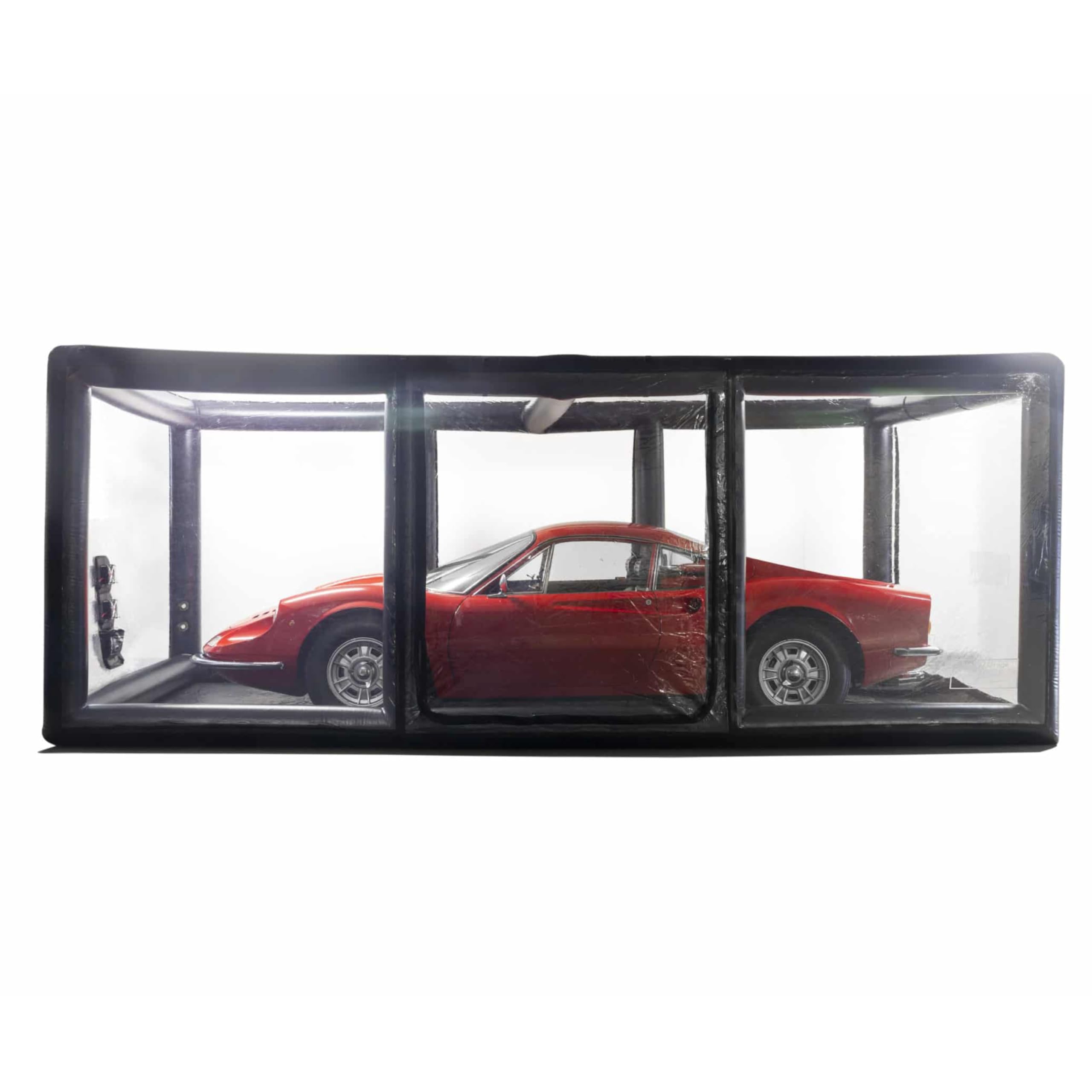 Ultimate Inflatable Car Cover Shield - 18' / 5.5m Black Bubble Car Storage for Indoor Garage Protection | Weatherproof & Dustproof Vehicle Shelter for Long-Term Parking & Classic Car Preservation