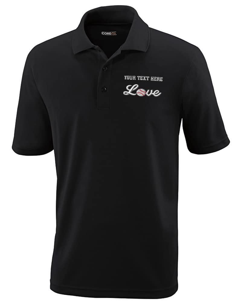 Custom Performance Golf Polo Tees - Men's Breathable Short Sleeve Polo Shirts for Golf & Casual Wear | Moisture-Wicking & UV Protection