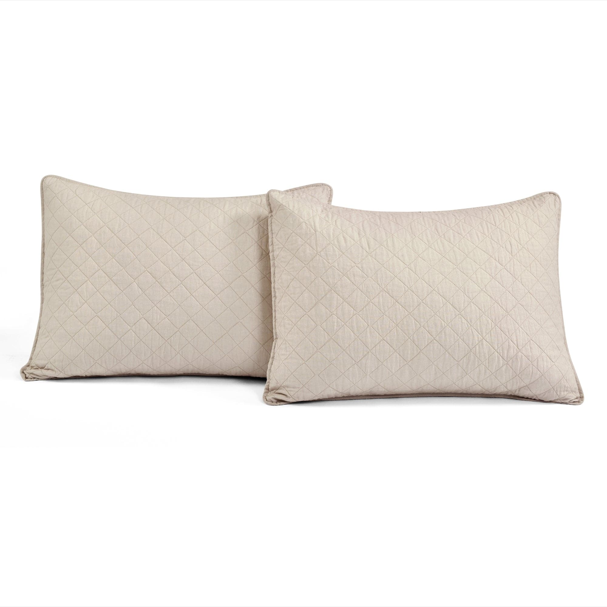 Ava Diamond Oversized Cotton Quilt Set - King Size Bedding with Soft Breathable Fabric for All Seasons | Perfect for Master Bedroom, Guest Room & Cozy Home Decor