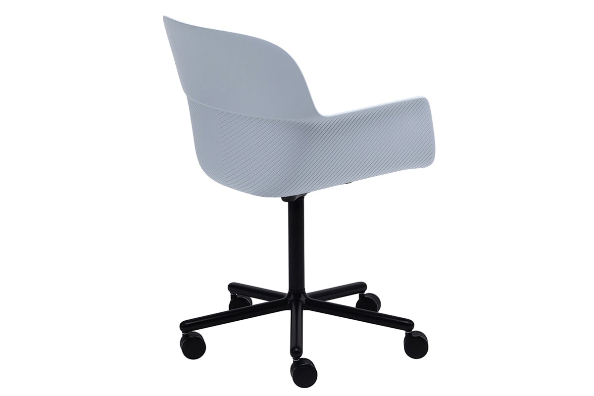 Tommy Tub Plastic Chair with Swivel Base - Durable Outdoor & Indoor Seating for Patio, Poolside, and Garden Relaxation