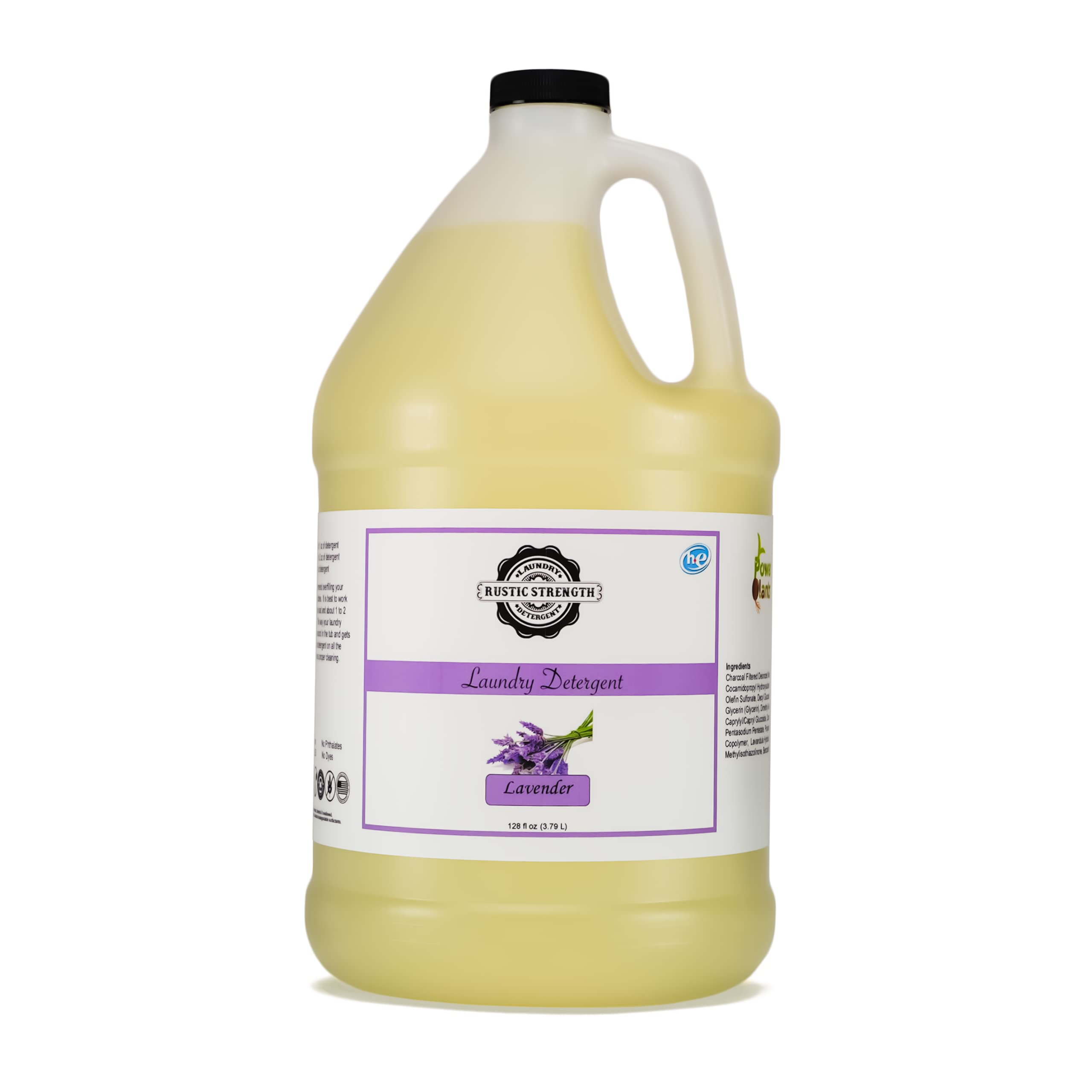 **Eco-Friendly Plant-Based Laundry Detergent with Lavender Essential Oil – 128 fl oz (128 Loads) | Biodegradable, Hormone-Free | Perfect for Sensitive Skin & Sustainable Living**