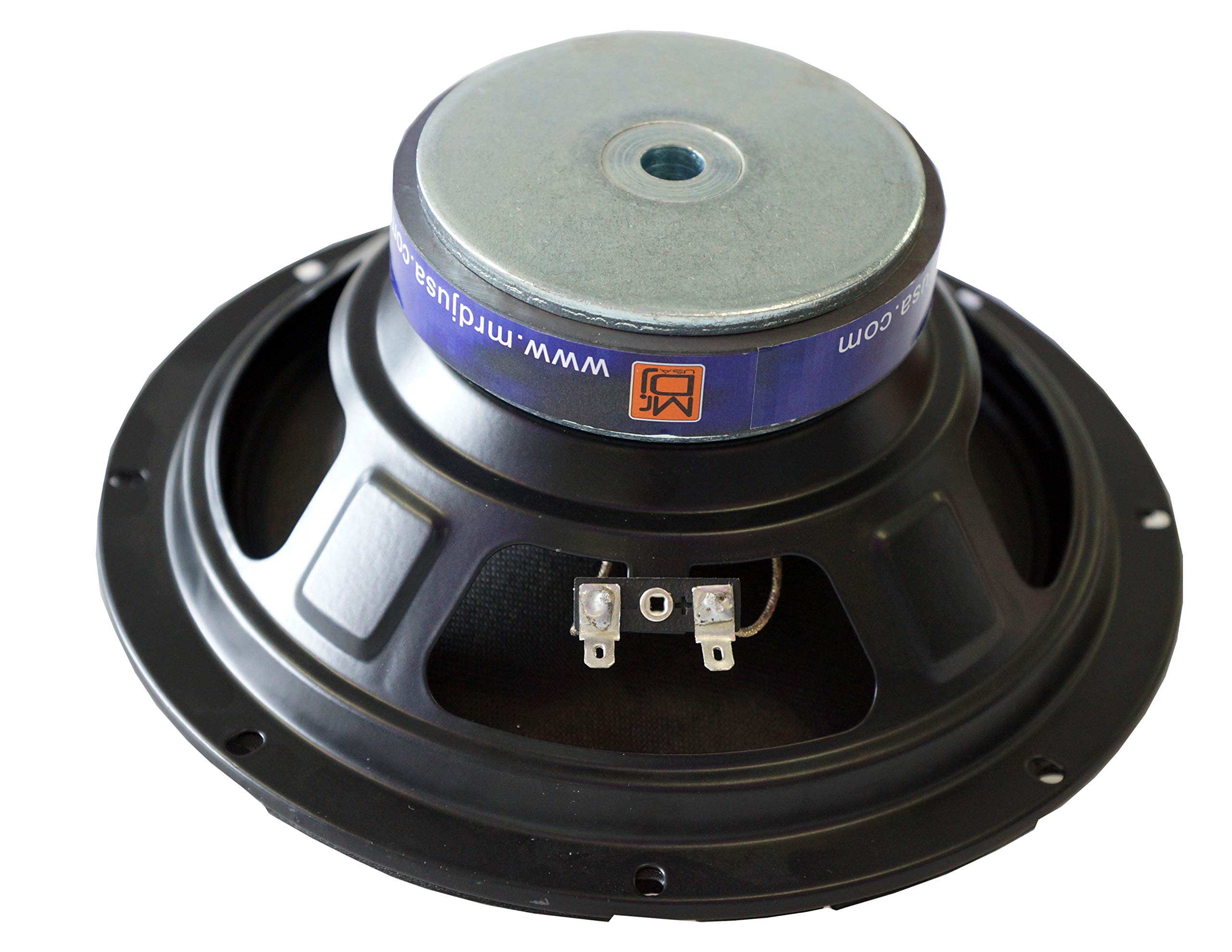Mr. DJ USA PRODW800 8 Inch 8 Ohm Subwoofer Replacement Speaker - High Performance Woofer for DJ, PA, Home Theater & Professional Audio Systems - Perfect for Clubs, Live Music Venues & Home Entertainment Setups