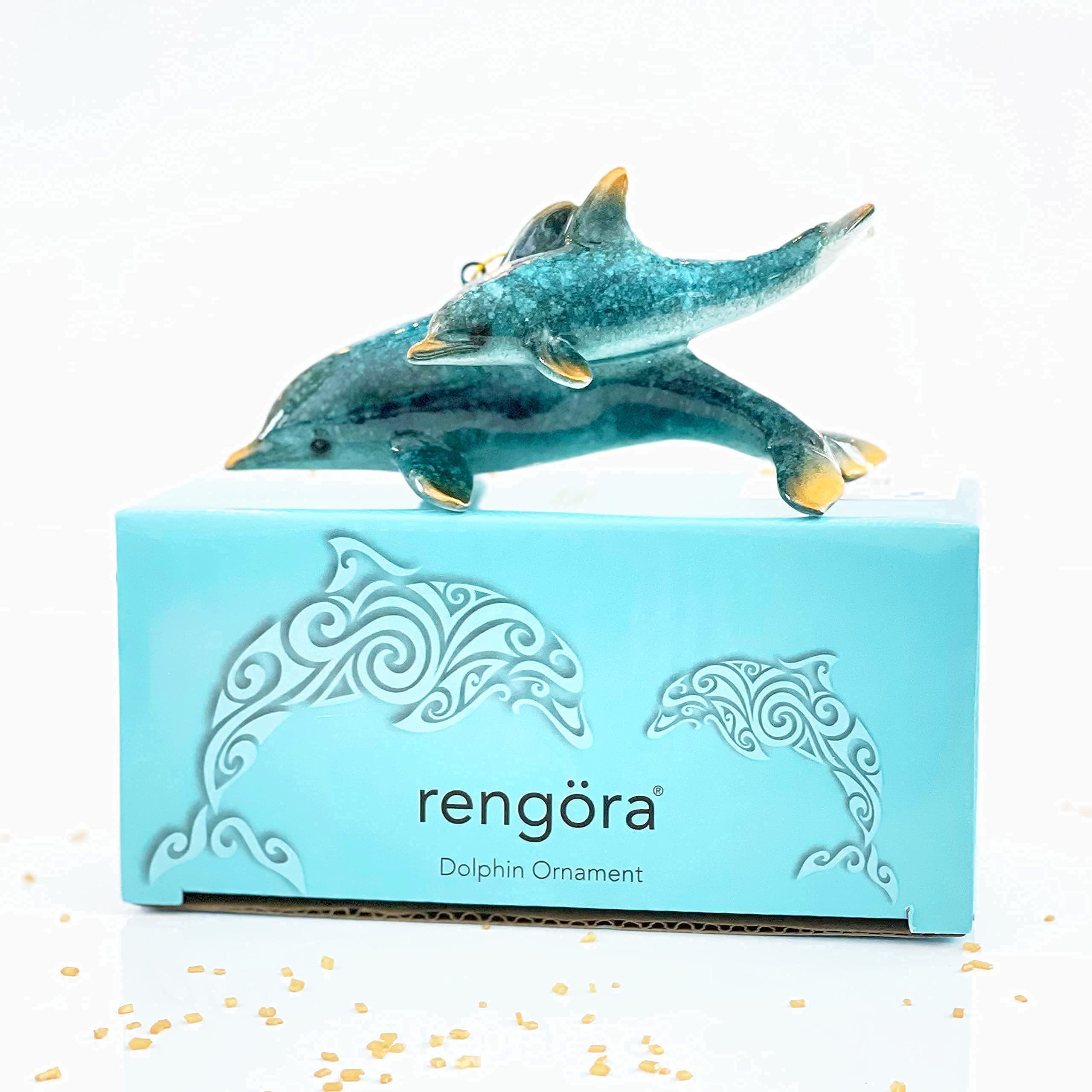 5-Piece Hand-Painted Ocean Animal Christmas Ornaments Set - Perfect for Tree Decor, Bathroom Wall Hanging, Stocking Stuffers, Scuba Diving Enthusiasts & Ocean Theme Lovers - Ideal for Holiday Decorations, Gift Giving & Underwater Themed Parties