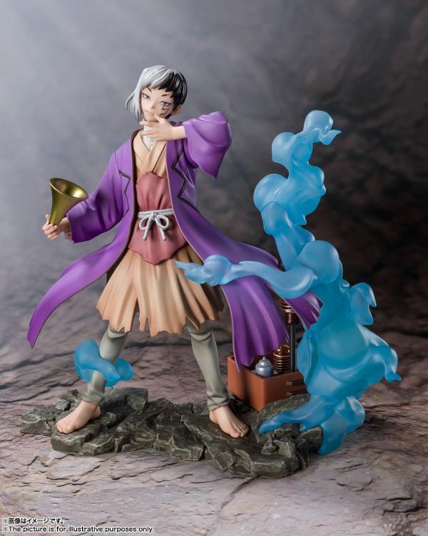 Bandai Figuarts Zero Dr. Stone Asagiri Gen Anime Figure Statue - Premium Collectible for Anime Fans & Display Decor