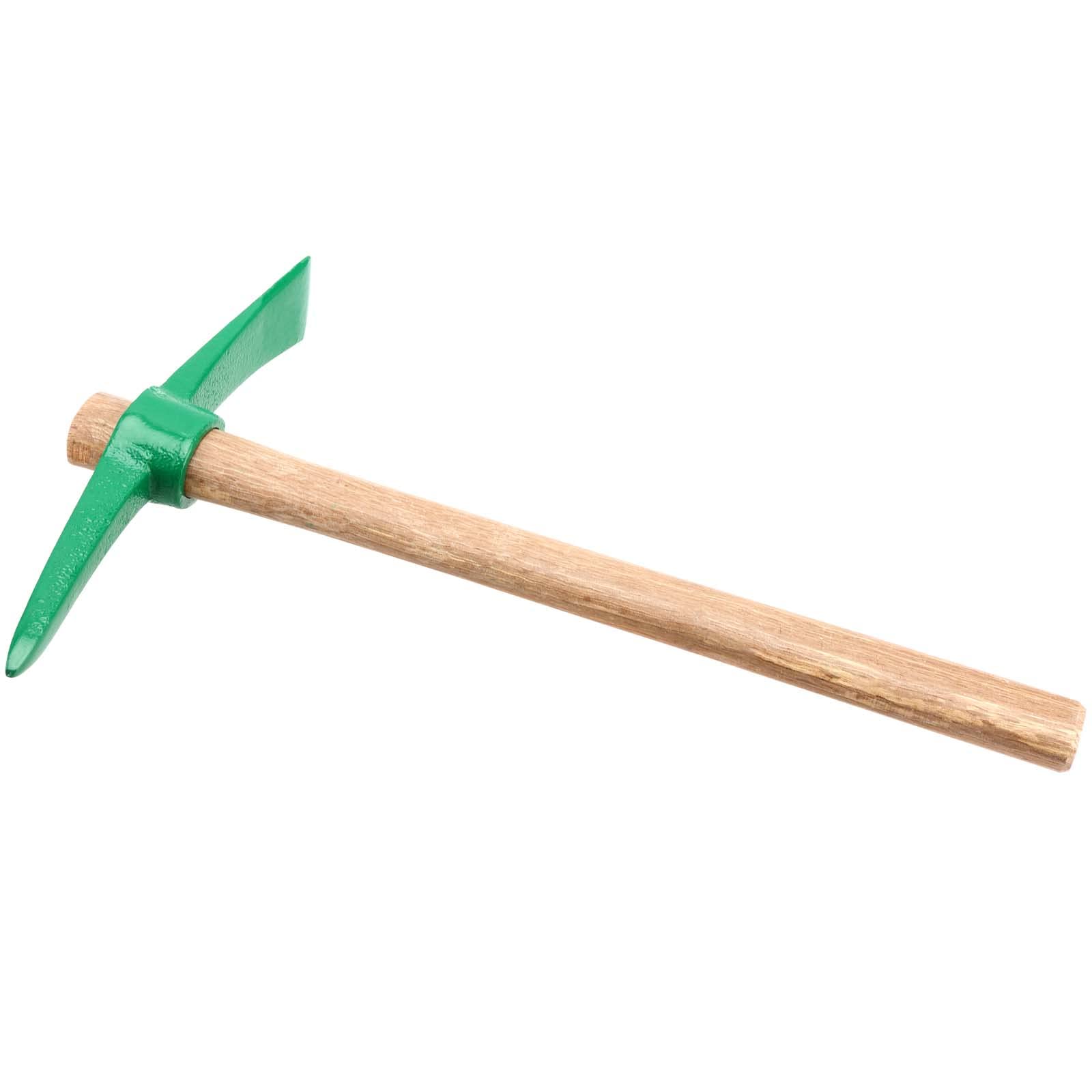 6 Pack 15 Inch Pick Hoe Tool with Wood Handle - Heavy Duty Garden Mattock for Weeding, Planting, Digging & Soil Cultivation | Perfect for Gardening, Landscaping & Outdoor Exploration