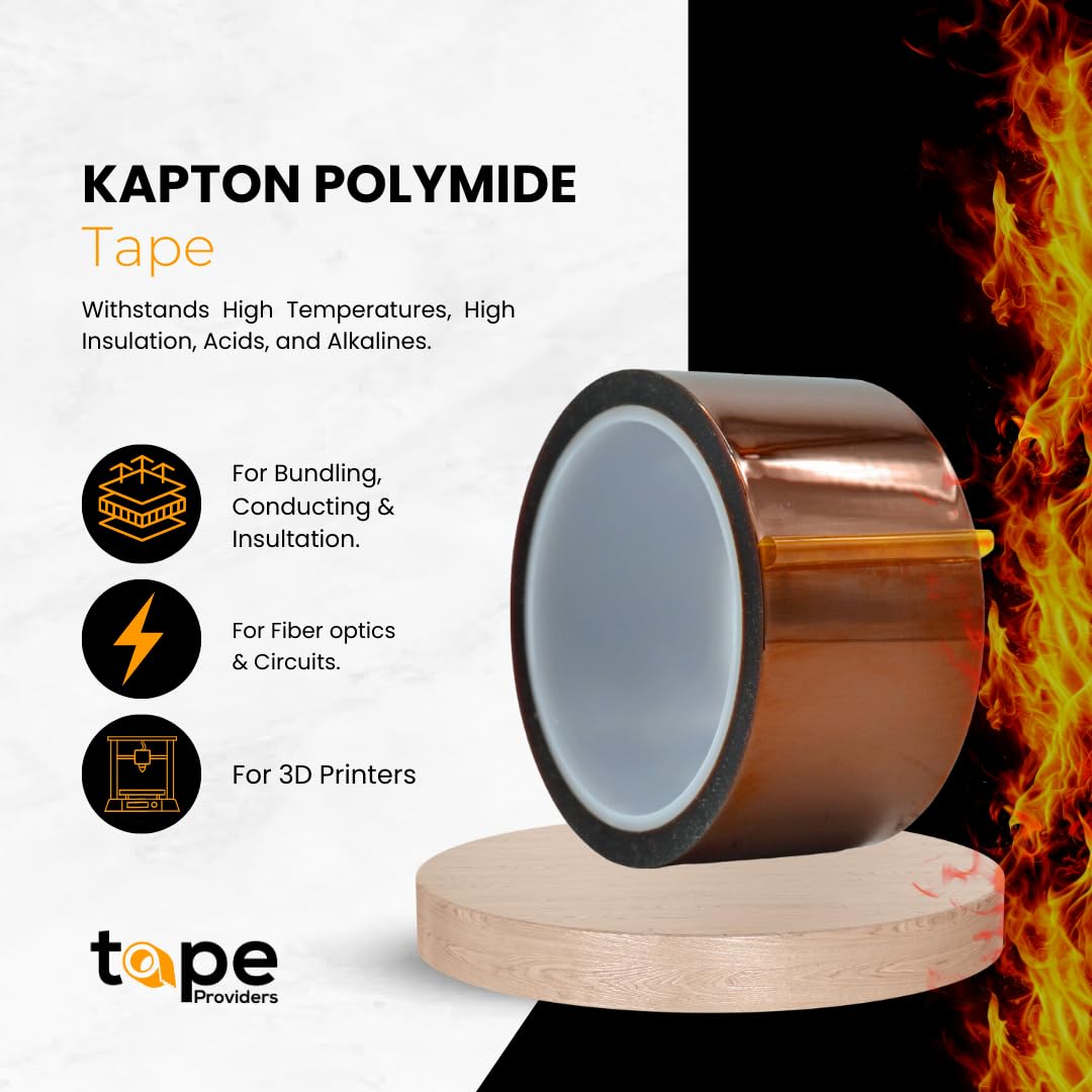 High Temperature Kapton Tape - 3/8