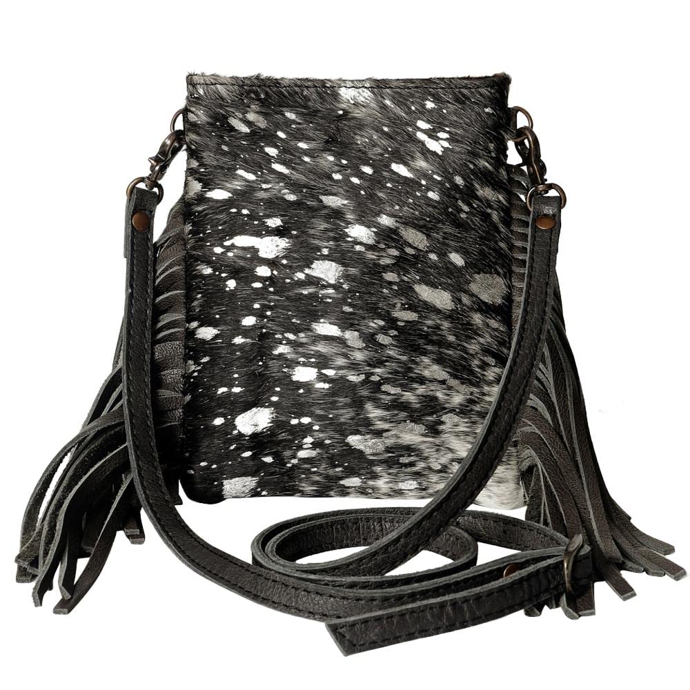 American Leather Purse for Women - Western Handbag with Removable Strap | Cowgirl Fashion Accessory