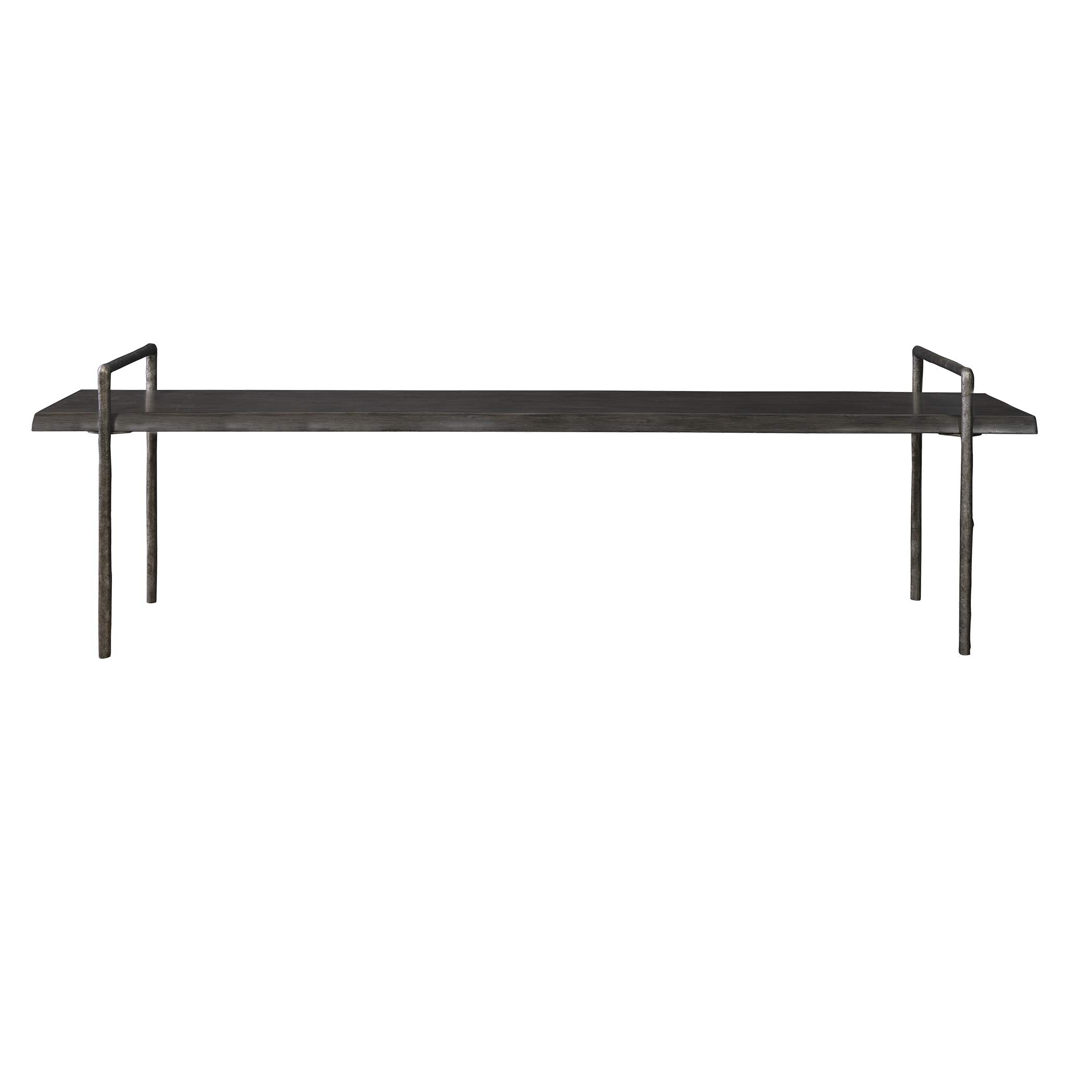 Chandos Solid Wood Bench - Handcrafted Rustic Wooden Bench for Indoor & Outdoor Use - Perfect for Patio, Garden, Porch, and Entryway Decor