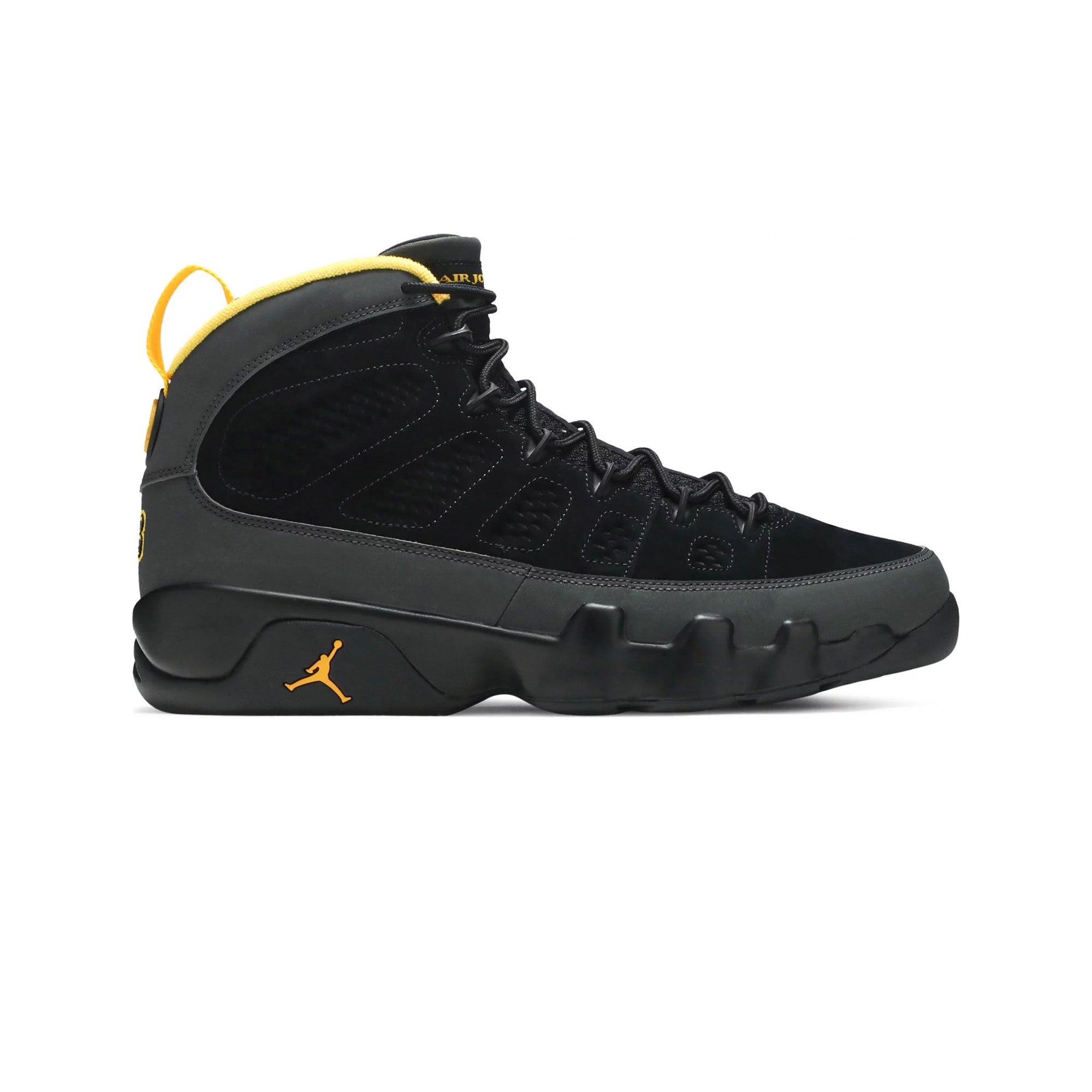 Air Jordan 9 Retro 'Dark Charcoal University Gold' Men's Basketball Shoes (2021) - Premium Sneakers for Streetwear & Casual Fashion