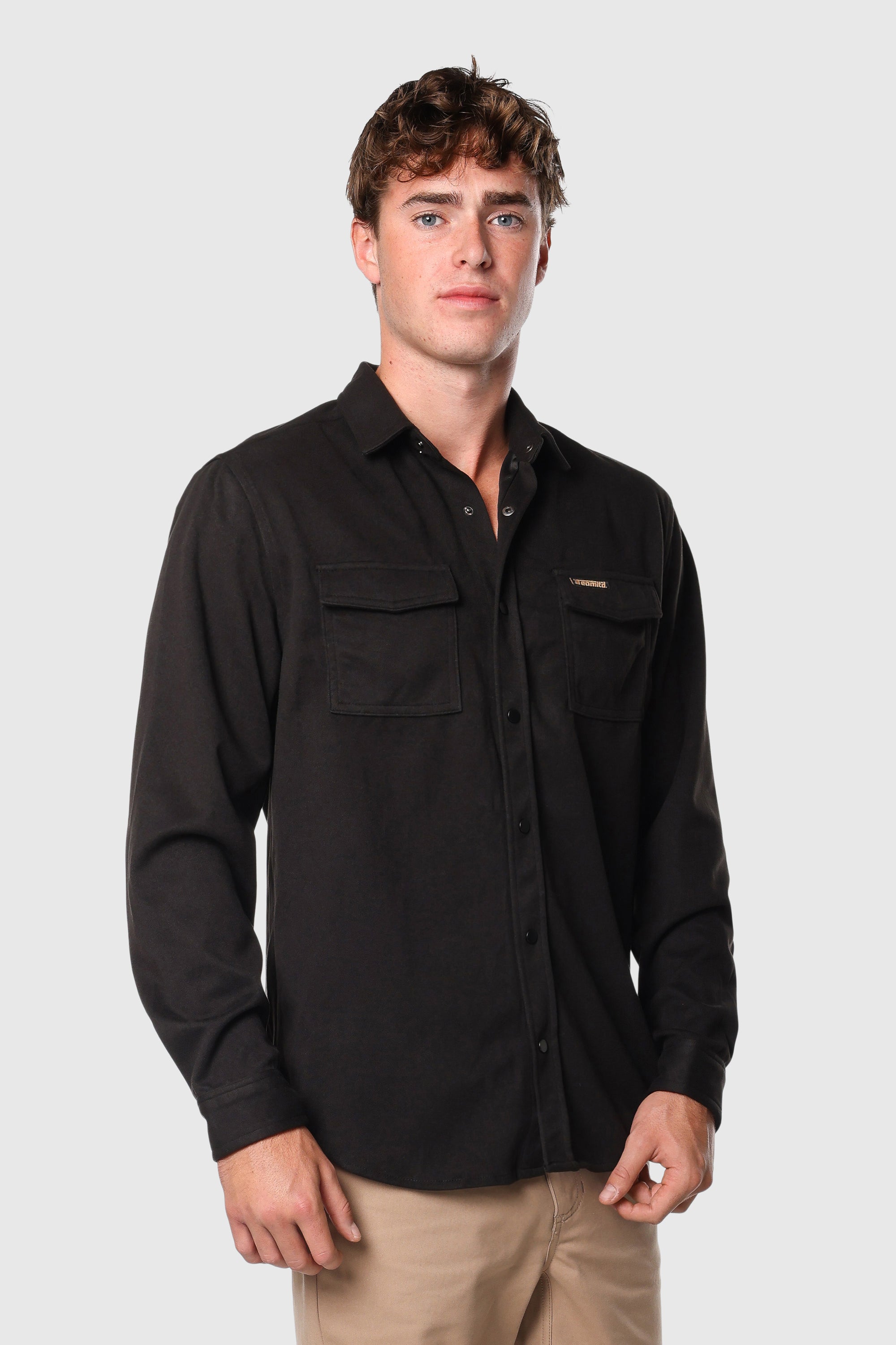 Stylish Men's Flex Button-Up Shirt - Comfortable & Breathable for Casual Wear, Office & Outdoor Activities