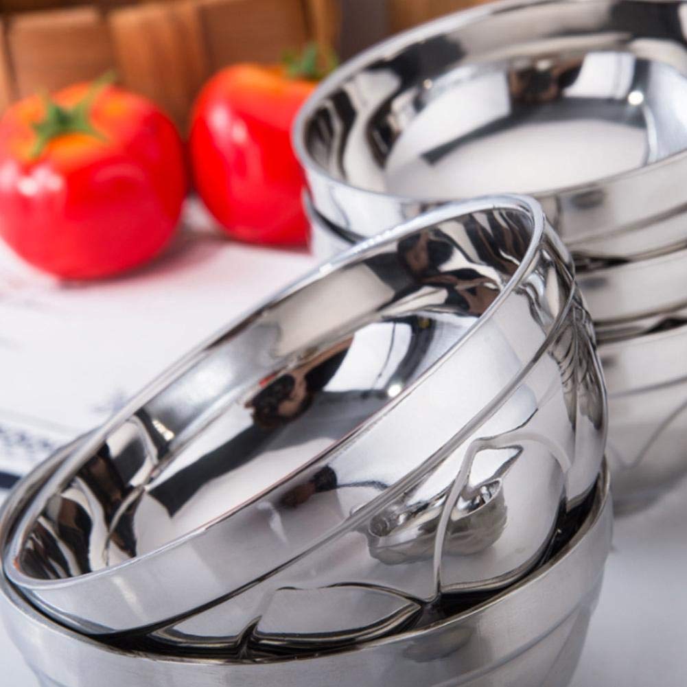 Premium Double Walled Insulated Bowl - Non-Stick & Heat Resistant Serving Bowl for Restaurants, Home Kitchen & Outdoor Use - Easy to Clean & Durable for Hot/Cold Foods, Soups, Salads & Meal Prep