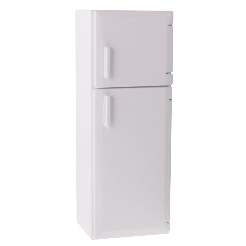 1/12 Scale Miniature Dollhouse Refrigerator - Realistic Mini Fridge Cabinet for Dollhouse Furniture, DIY Crafts & Model Displays | Perfect for Dollhouse Decor, Miniature Collectors & Hobbyists