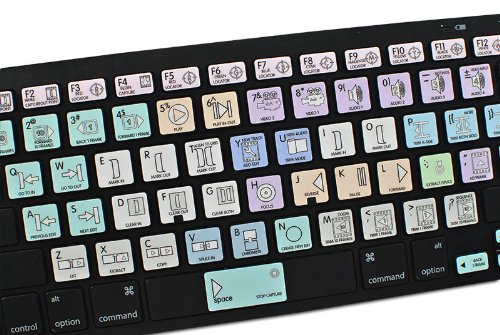 AVID Media Composer & Symphony NITRIS Galaxy Series Keyboard Labels - Compatible with Apple Mac - Perfect for Video Editing Studios & Post-Production Workflows