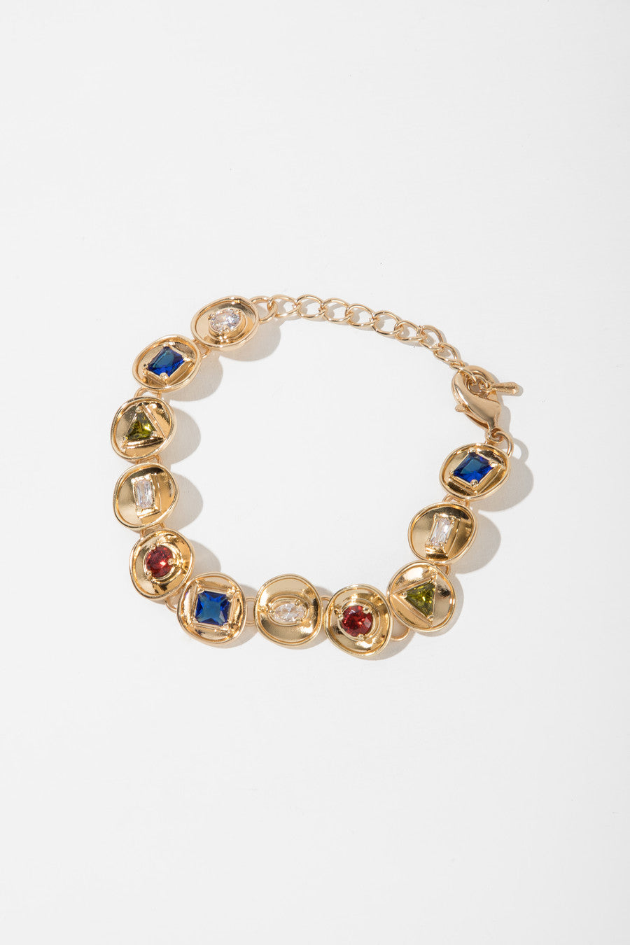 Divine Multi Charm Studded Bracelet for Women - Elegant Fashion Jewelry Gift for Birthday, Anniversary & Special Occasions | Perfect for Layering & Everyday Wear