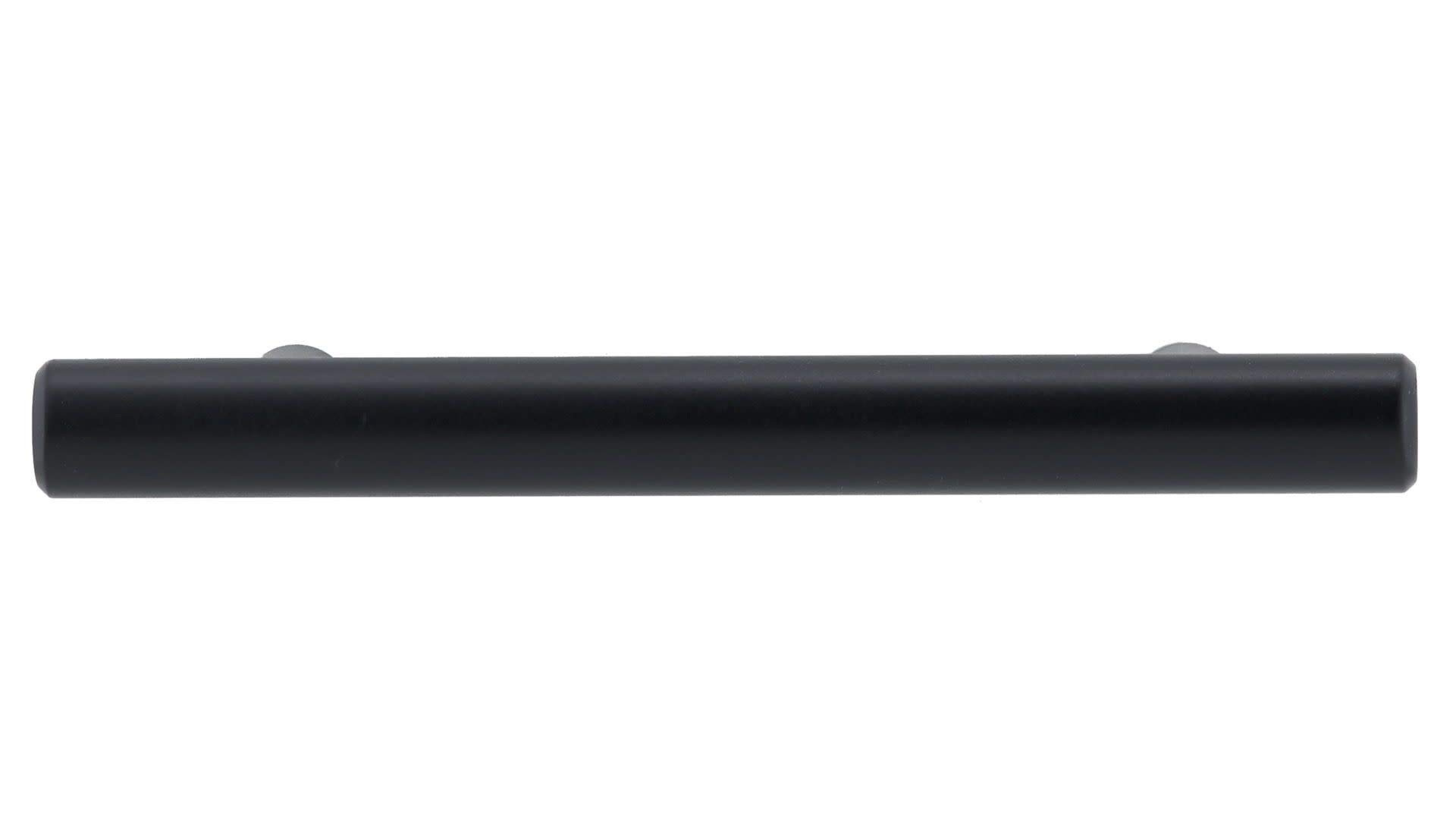 Richelieu BP20576 3 Inch Center to Center Cabinet Pull - Matte Black Bar Pull Handle for Kitchen Cabinets, Dressers & Bathroom Vanities
