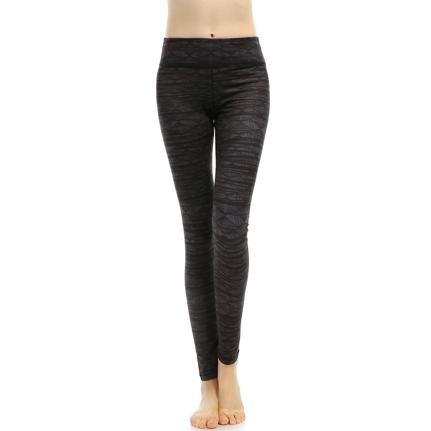 Women's High-Waisted Yoga Pants - Workout Running Capris with Butt Lifting Design & Stylish Patterns - Perfect for Gym, Yoga, Running & Everyday Wear
