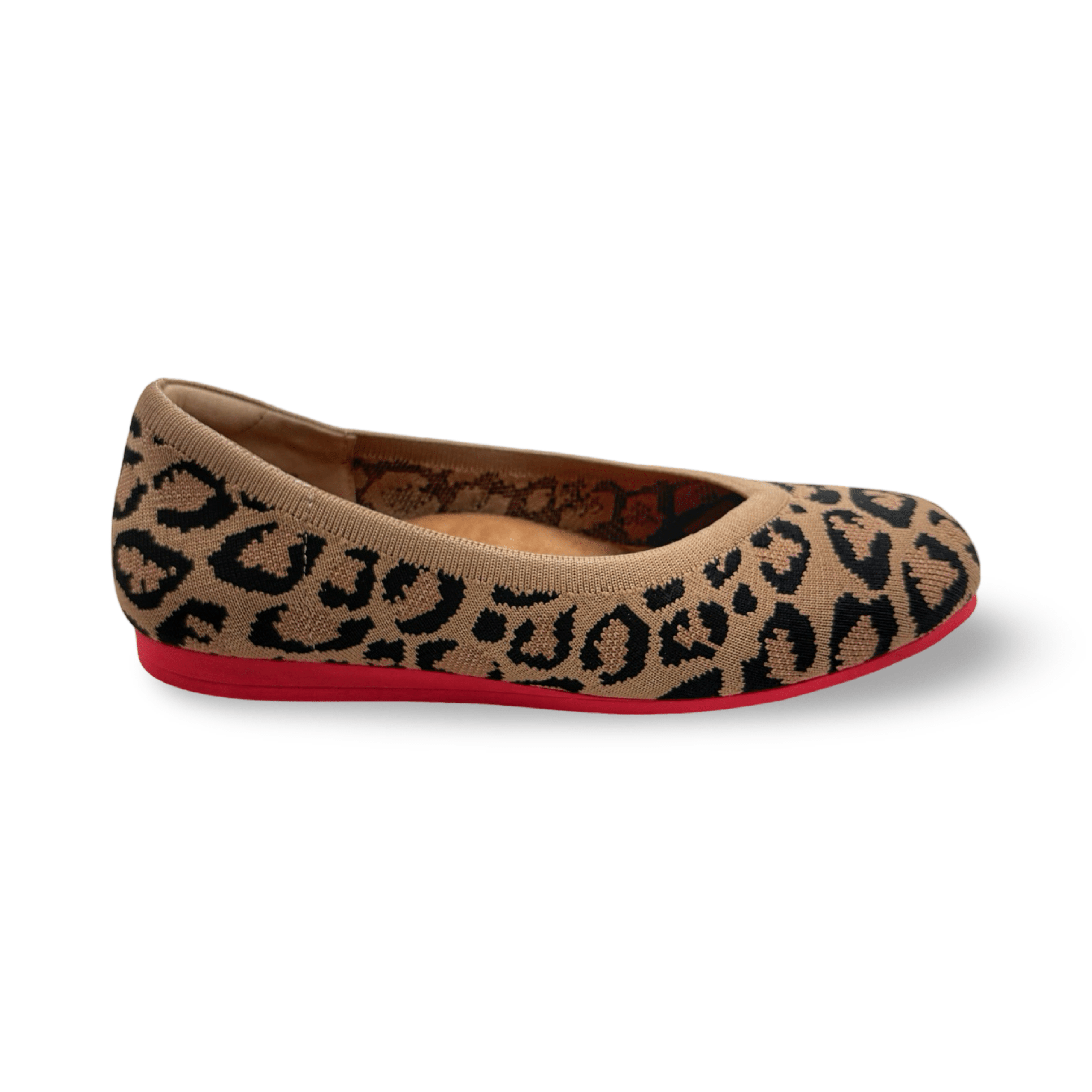 Stylish Niki Leopard Print Knit Fabric - Soft & Comfortable Flat Material for DIY Crafts, Fashion Sewing Projects, and Home Decor
