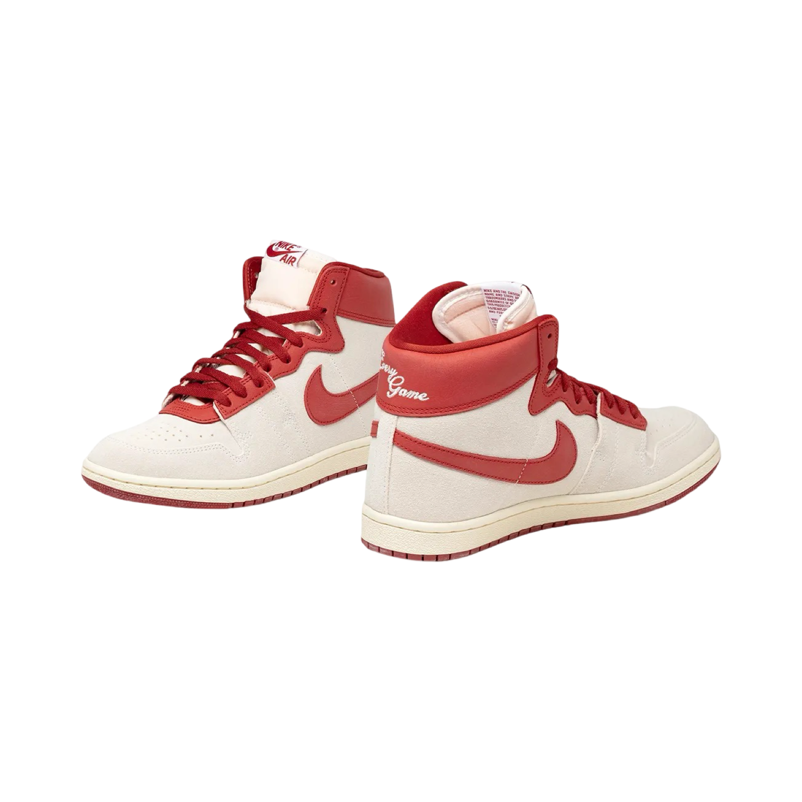 Air Jordan Air Ship Sneakers - Summit White & Dune Red - Men's Basketball Shoes for Casual Wear & Street Style