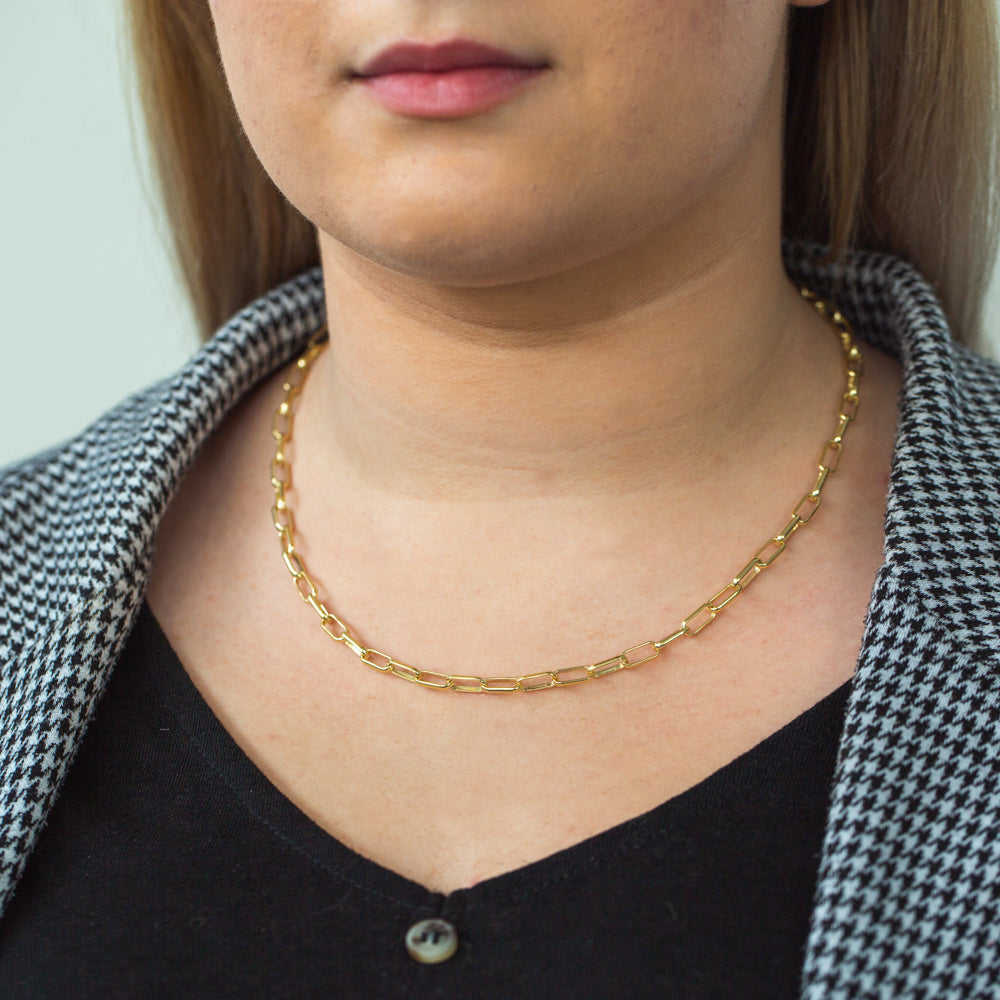 9 Carat Silver Filled Belcher Chain Necklace 45cm - Elegant & Durable Jewelry for Women, Perfect for Layering or Everyday Wear