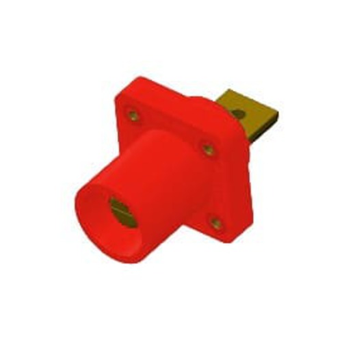 Marinco 400A 90 Degree Panel Mount Battery Cable Connector - 2/0 & 4/0 AWG - Heavy Duty Marine & RV Electrical Connection for Boats, Solar Systems, and Off-Grid Power Applications