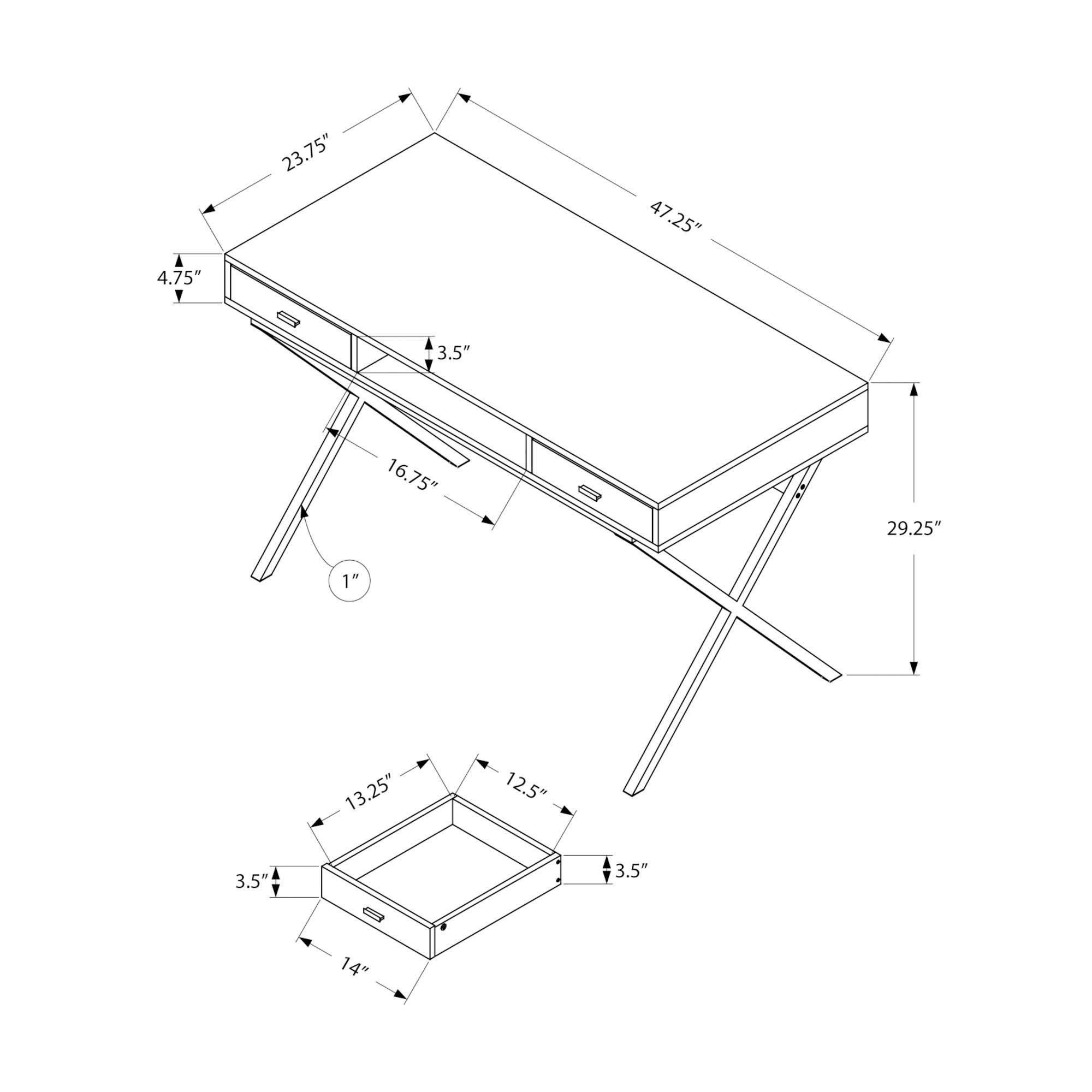 Offex 48 Inch Modern L-Shaped Computer Desk with Storage Drawers & Open Shelf - Home Office Writing Desk for Small Spaces, Taupe & Black Finish - Perfect for Gaming, Remote Work & Study
