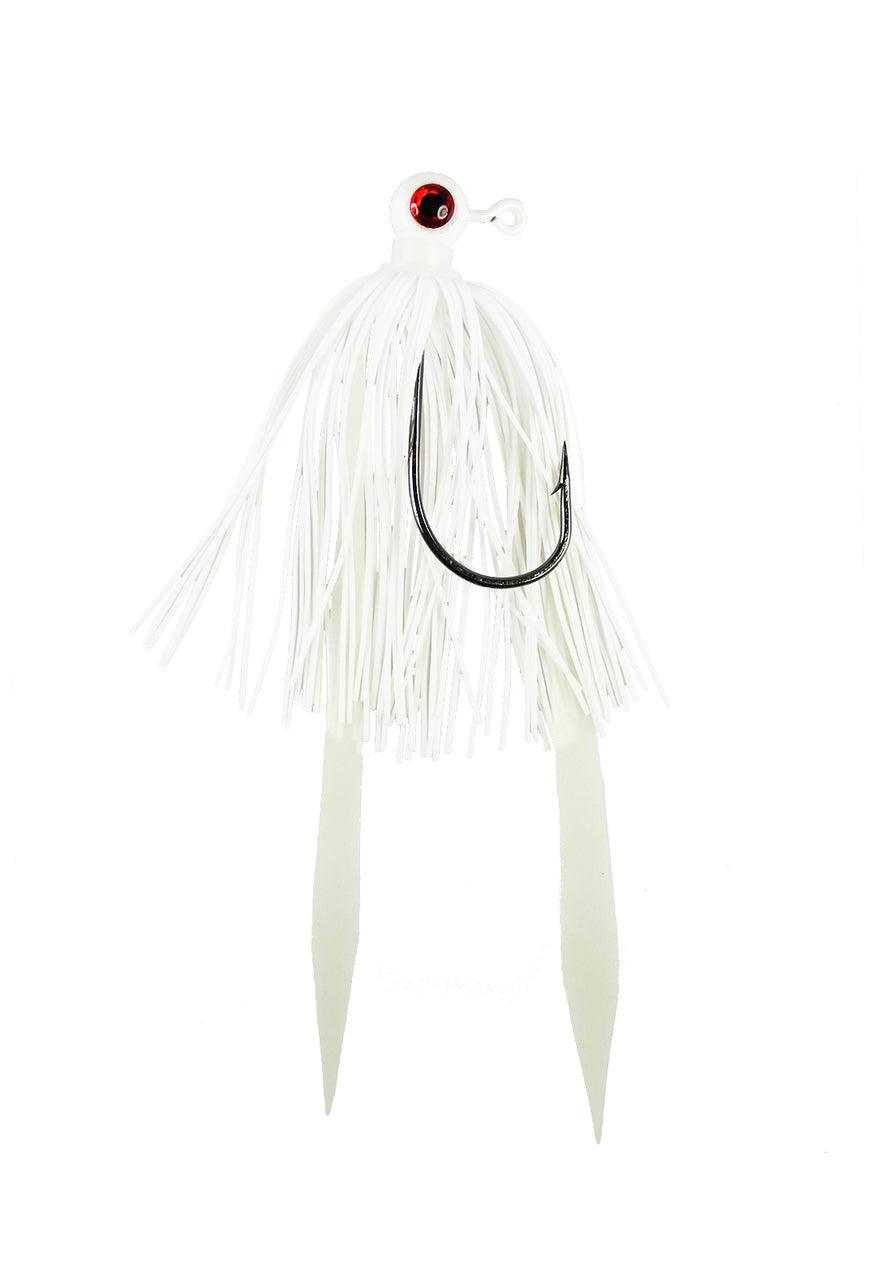 Jigging World Power Ball Fishing Lure with Silicone Skirt - Saltwater & Freshwater Jigging Teaser for Bass, Walleye, and Trout - Perfect for Deep Sea Fishing and Ice Fishing Adventures