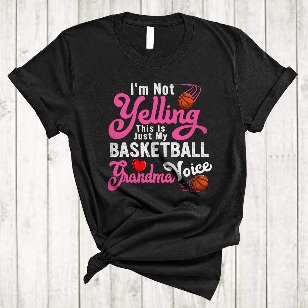 Funny Basketball Grandma T-Shirt - Proud Mom Gift for Players