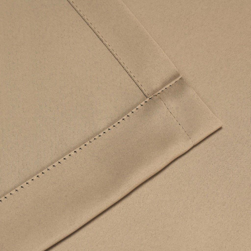 Blackout Curtains with Grommet Top - Solid Classic Modern Window Treatment for Bedroom & Living Room - Noise Reducing & Energy Saving