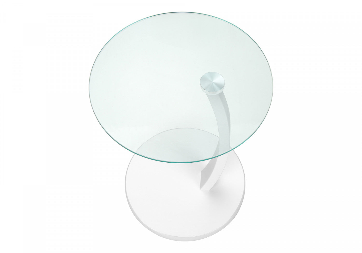 Modern White Arell Side Table - Nightstand, Living Room Accent Table, Bedside End Table for Small Spaces - Perfect for Bedrooms, Apartments & Dorm Rooms
