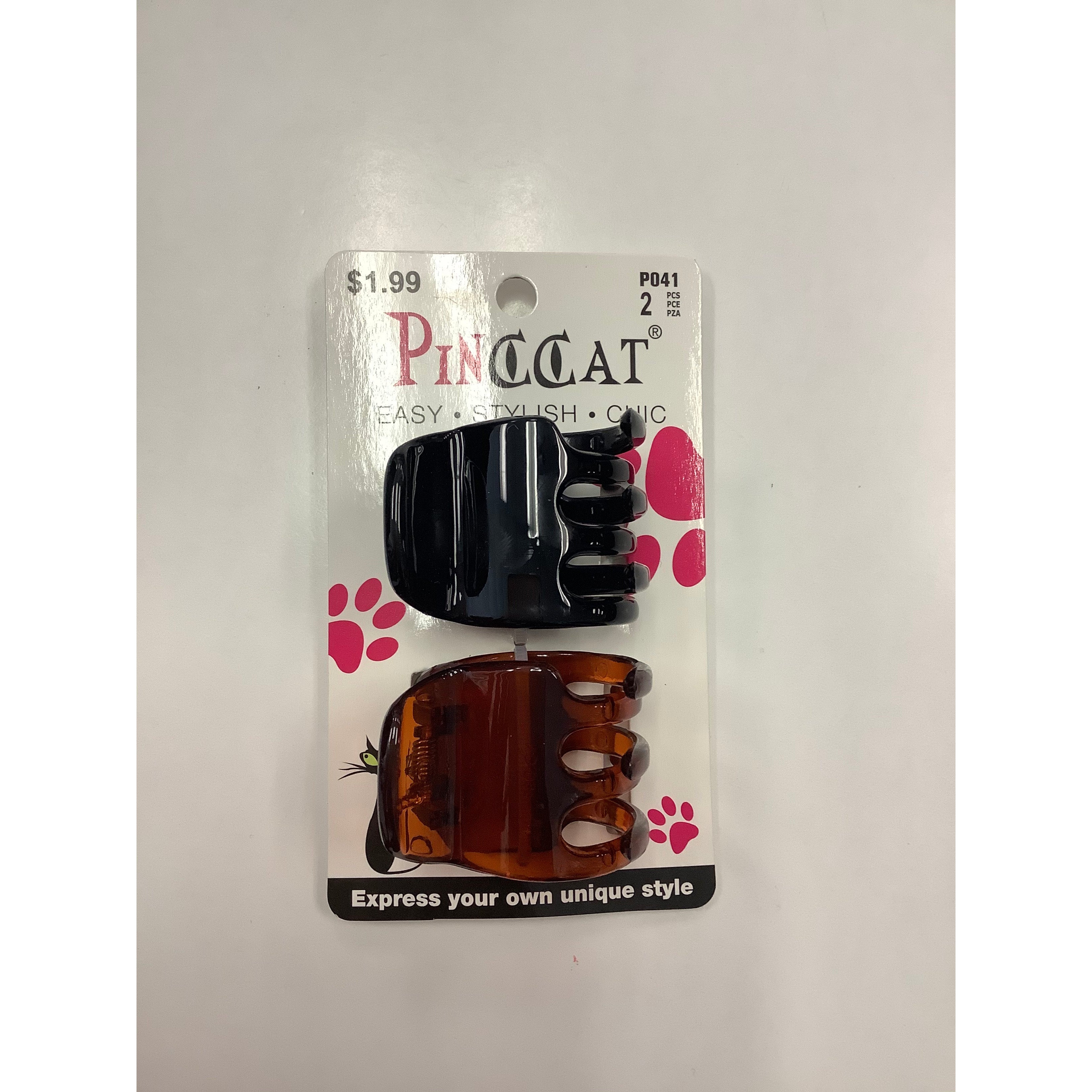 PINCCAT #P041 Mini Hair Clips - Small Hair Clamps for Women & Girls, Cute Hair Accessories for Kids, Perfect for School, Parties & Daily Styling
