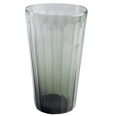 Premium Grey Pint Glass - 16oz Beer Glass for Home, Bar & Parties - Durable & Dishwasher Safe Drinking Glass for Beer, Cocktails & Beverages