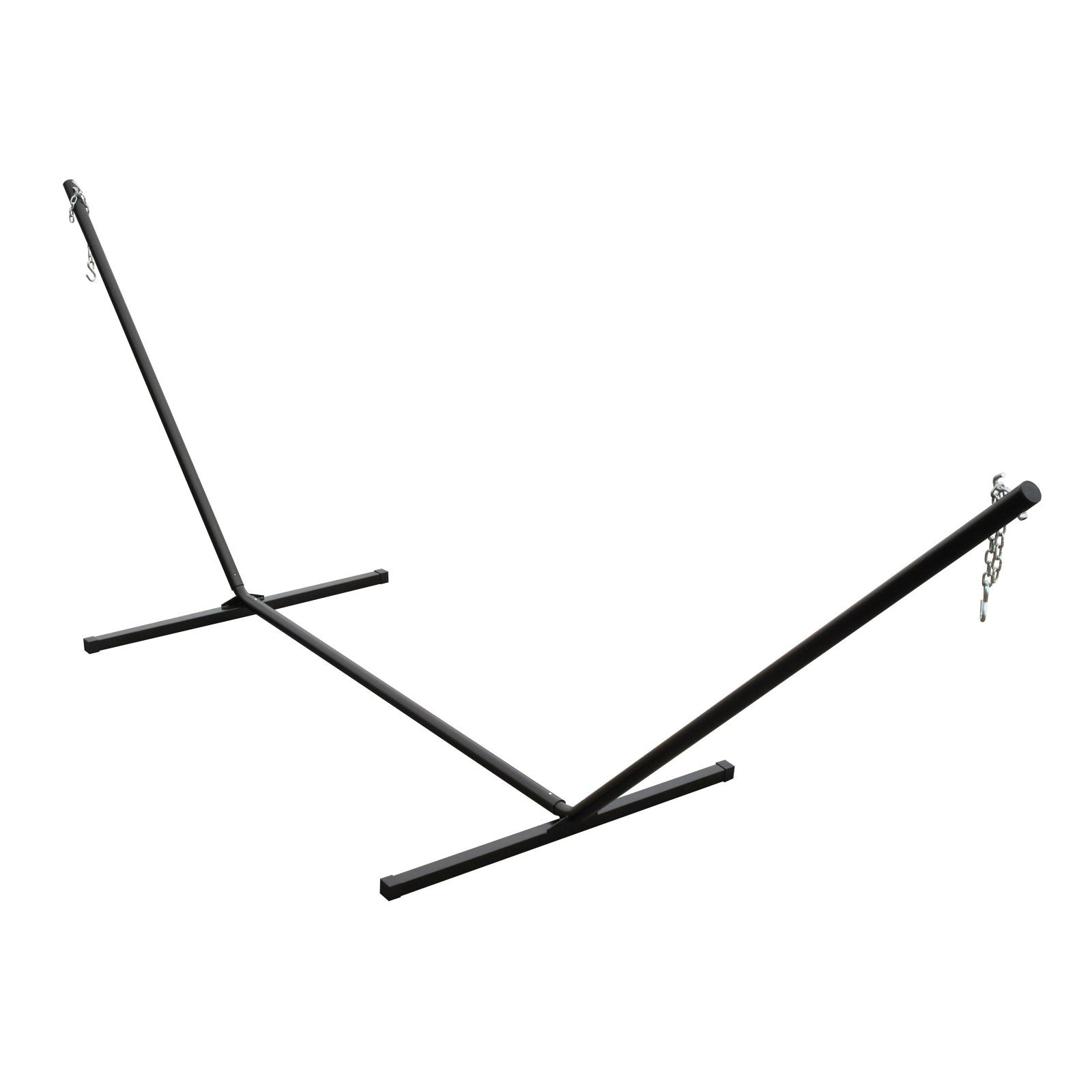 Algoma 4782GC 12-Foot 2-Point Center Beam Hammock Stand in Hunter Green - Perfect for Backyard Relaxation, Camping & Outdoor Lounging