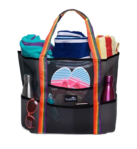 Black With Rainbow Handles