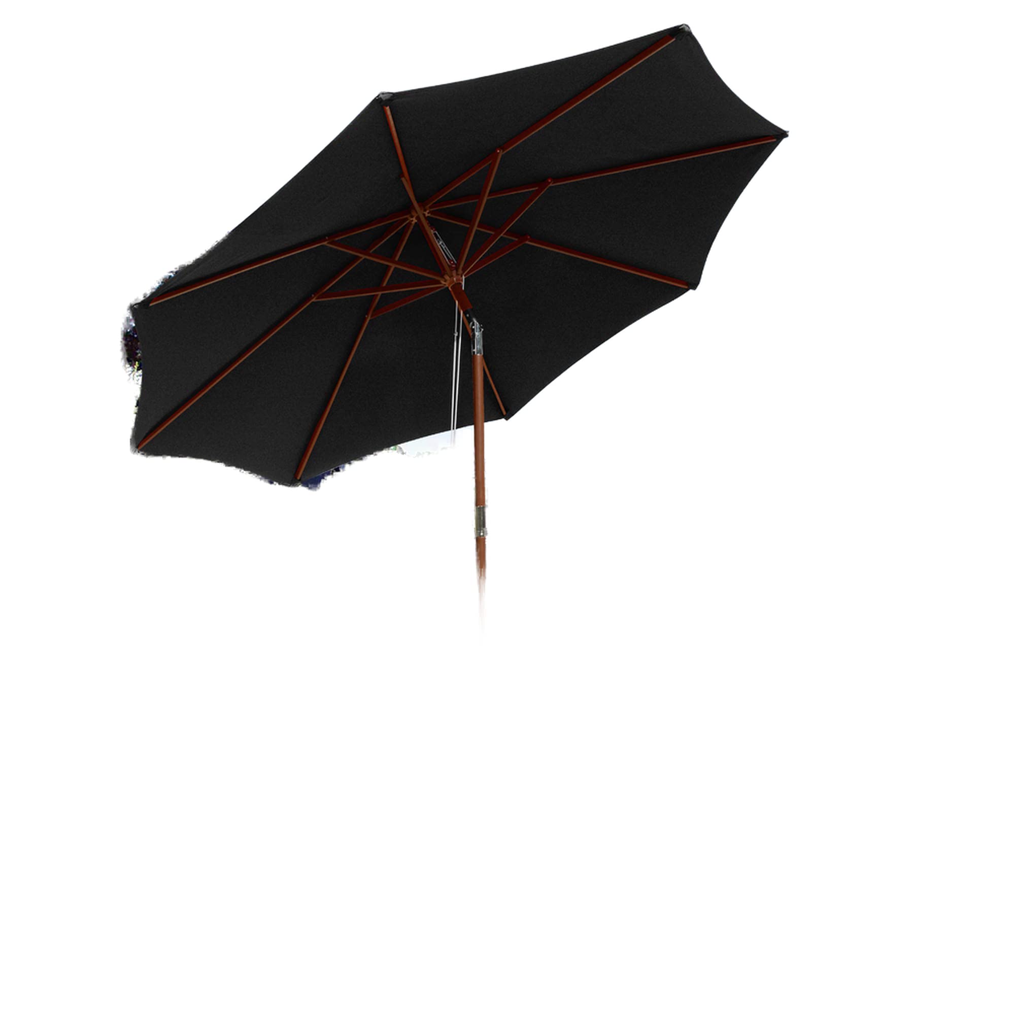 Yescom Outdoor Patio Umbrella with German Beech Wood Pole - Waterproof Sun Shade for Beach, Yard, Garden, Wedding & Cafe - Perfect for Lounging, Dining, and Outdoor Events