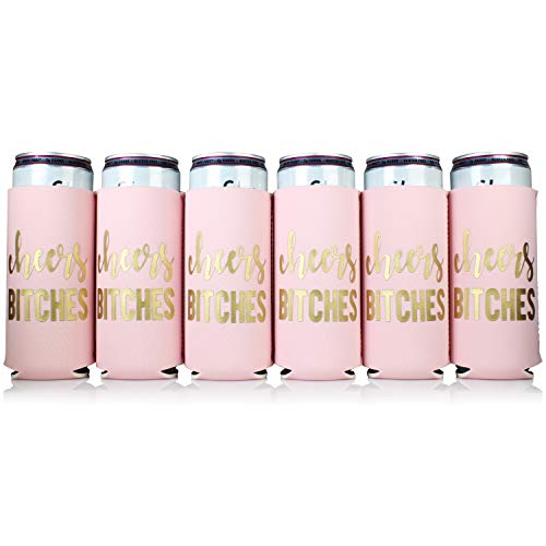 Pink w/ Gold (Pack of 6)